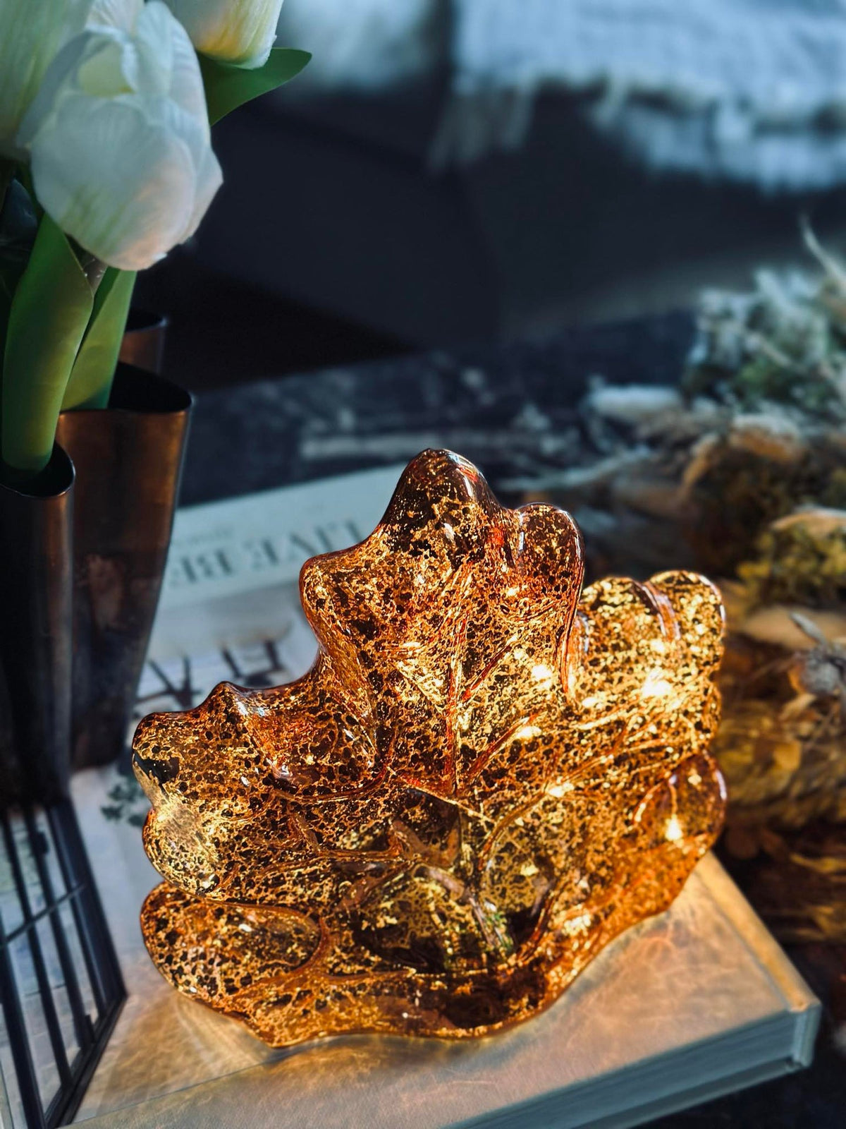 Blad met led licht en timer - Meerdere kleuren