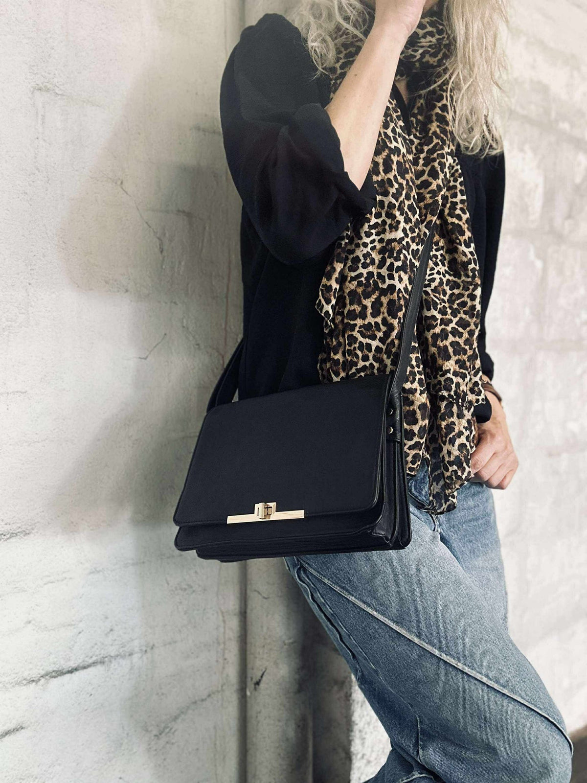 Elegante crossbody - Kalfsleer