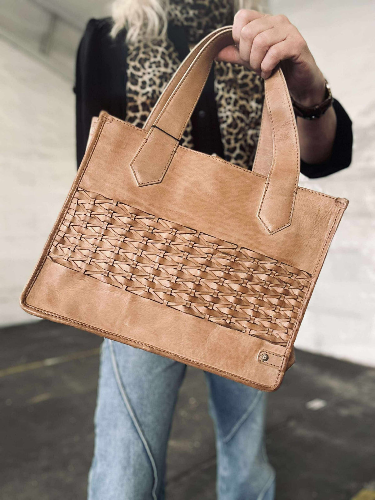 Elegante handtas - Camel