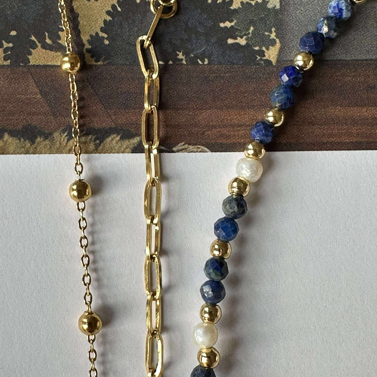 Armbanden Lilja set van 3 - Echte zoetwaterparels