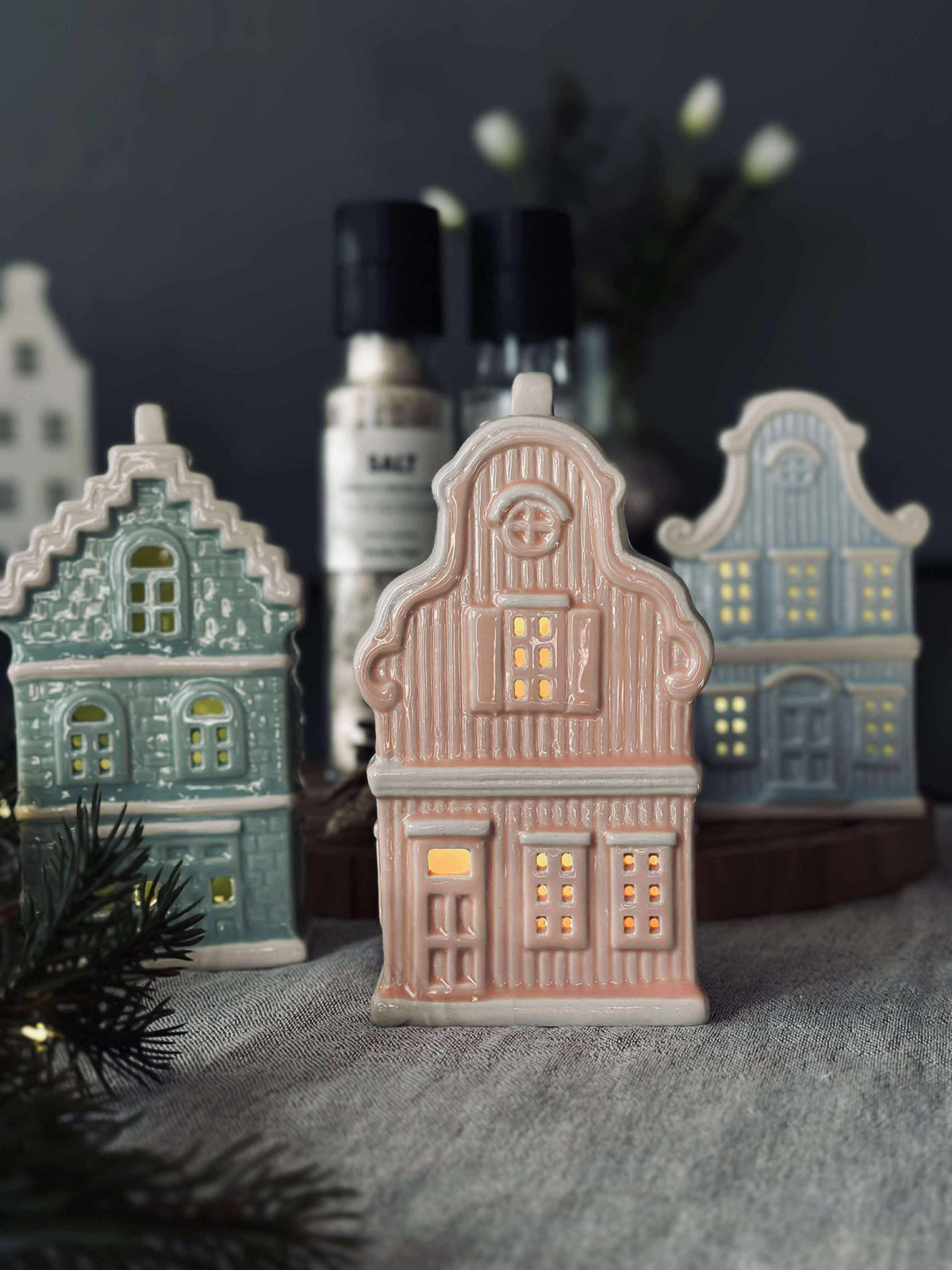 Lichthuisje met led  - Pastel Color MIX