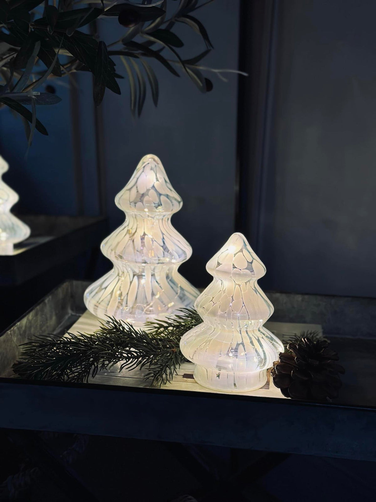 Kerstboompje met led-verlichting