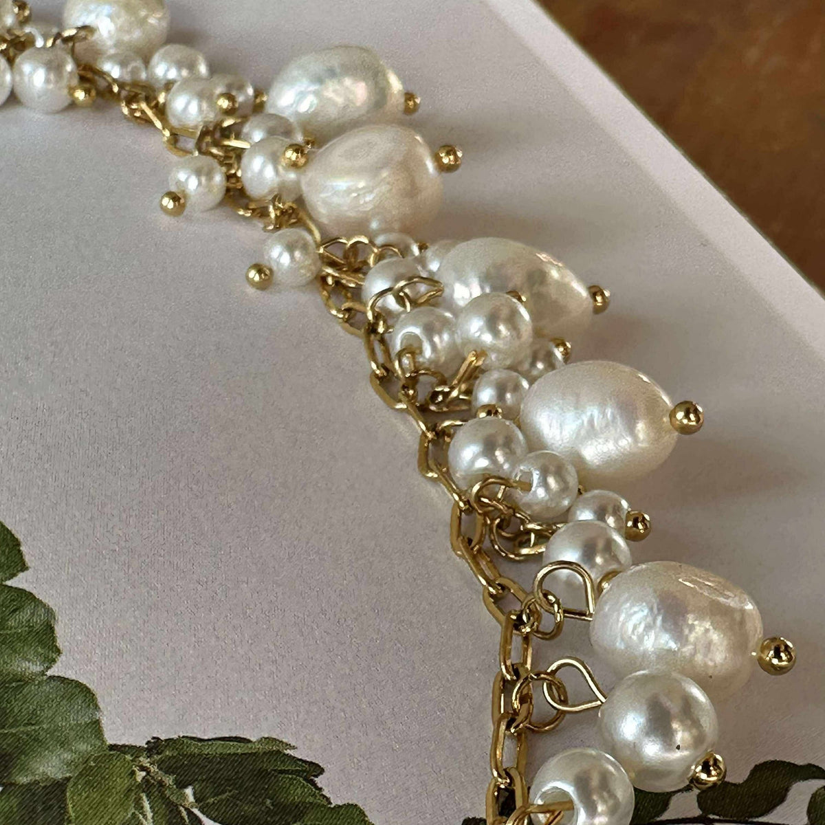 Ketting Cille - met parelmix