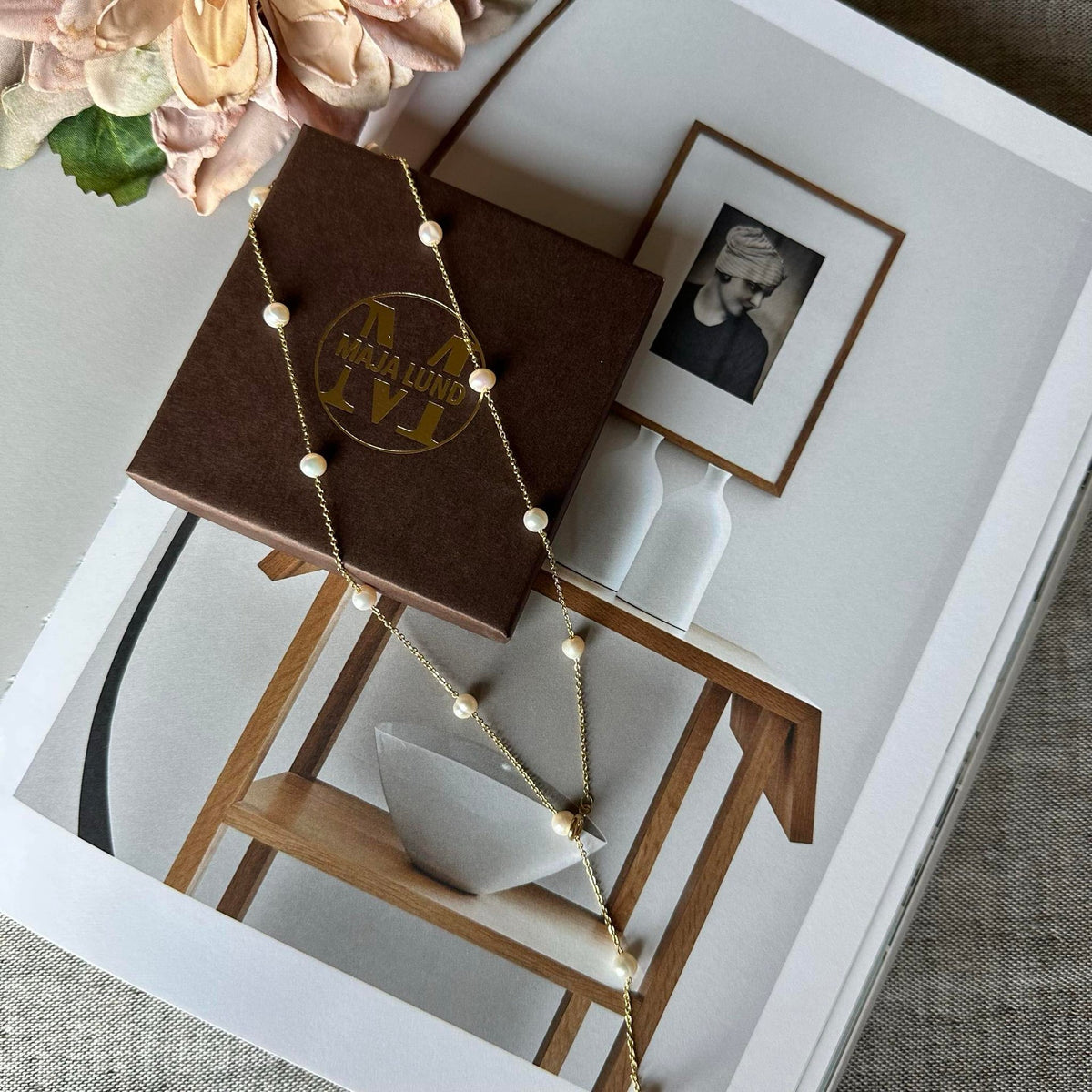 Ketting Gry - met zoetwaterparels