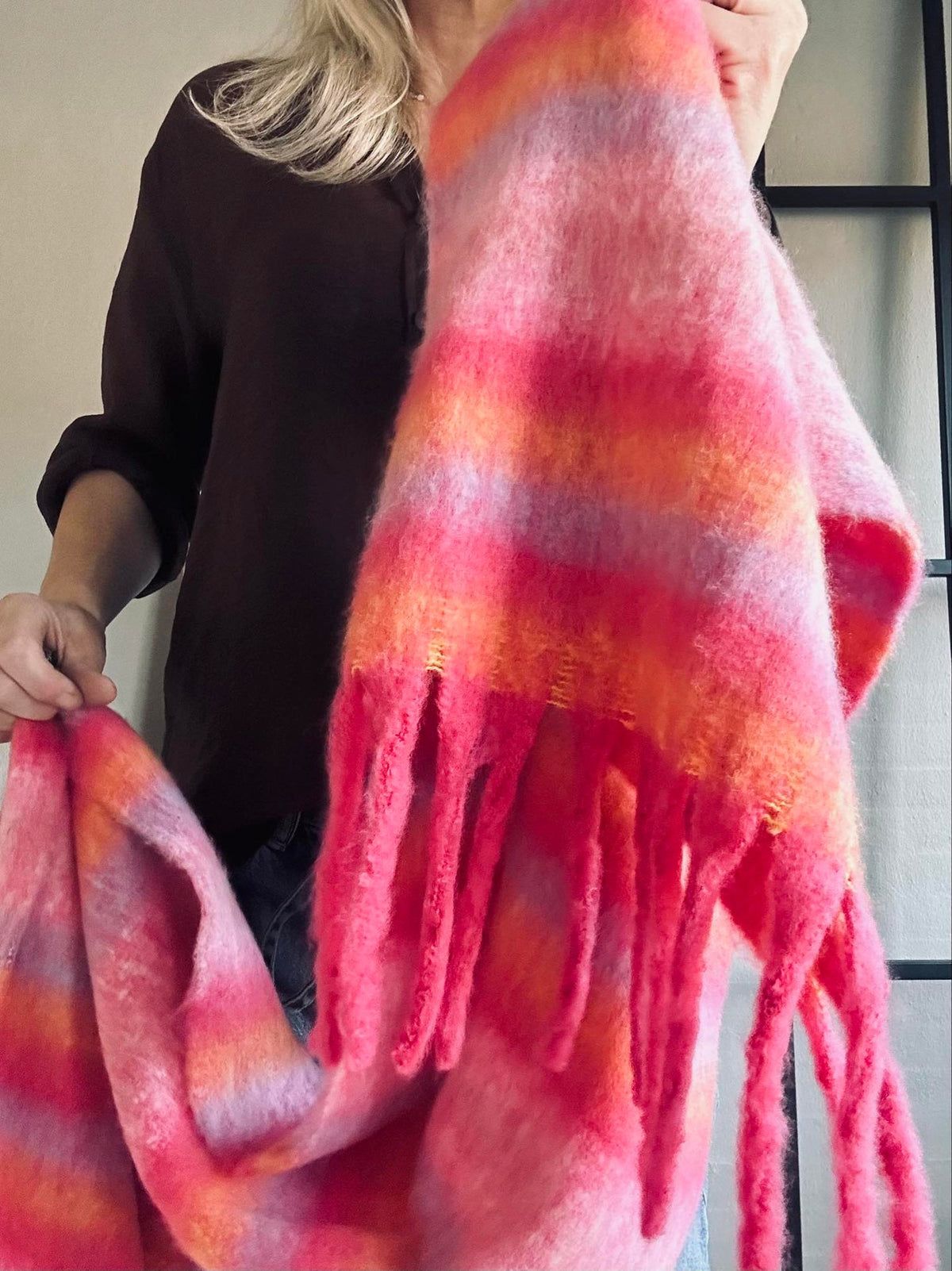 Sjaal Ninna - roze