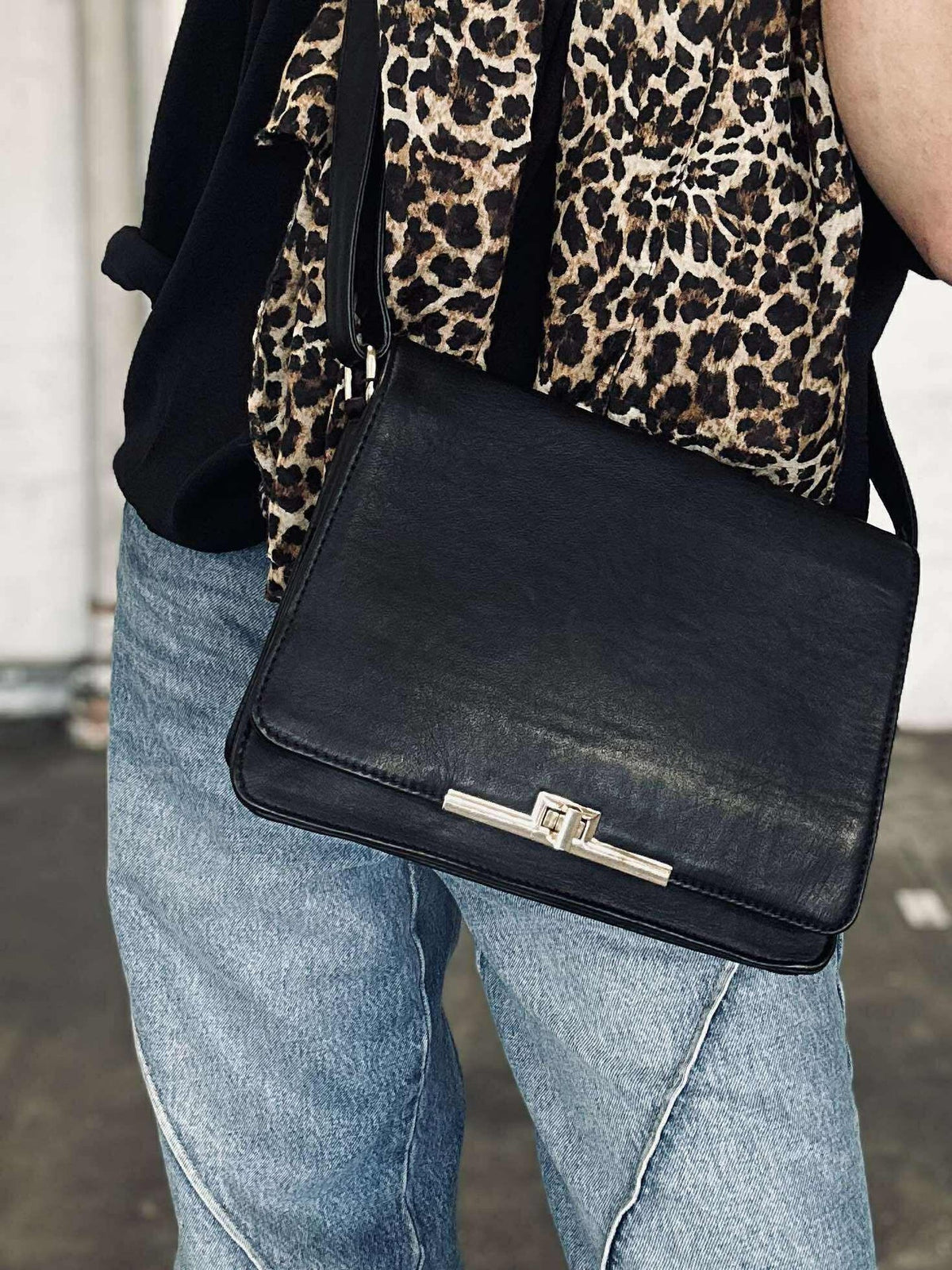 Elegante crossbody - Kalfsleer
