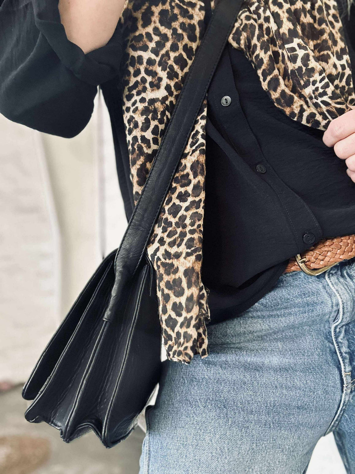 Elegante crossbody - Kalfsleer