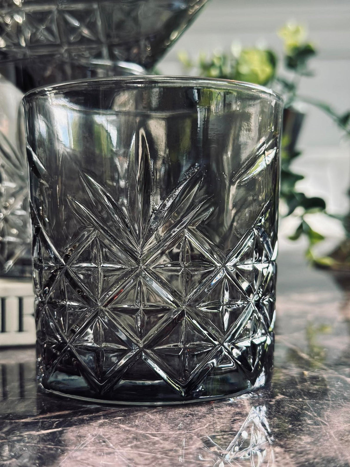 Whiskyglazen / waterglazen Gerookt - 4 st.