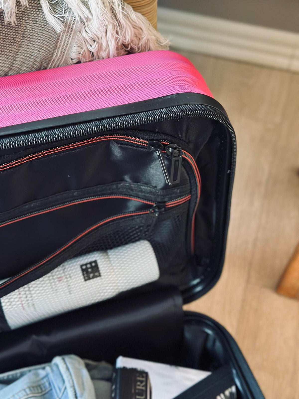 Koffer Trolley - Magenta roze