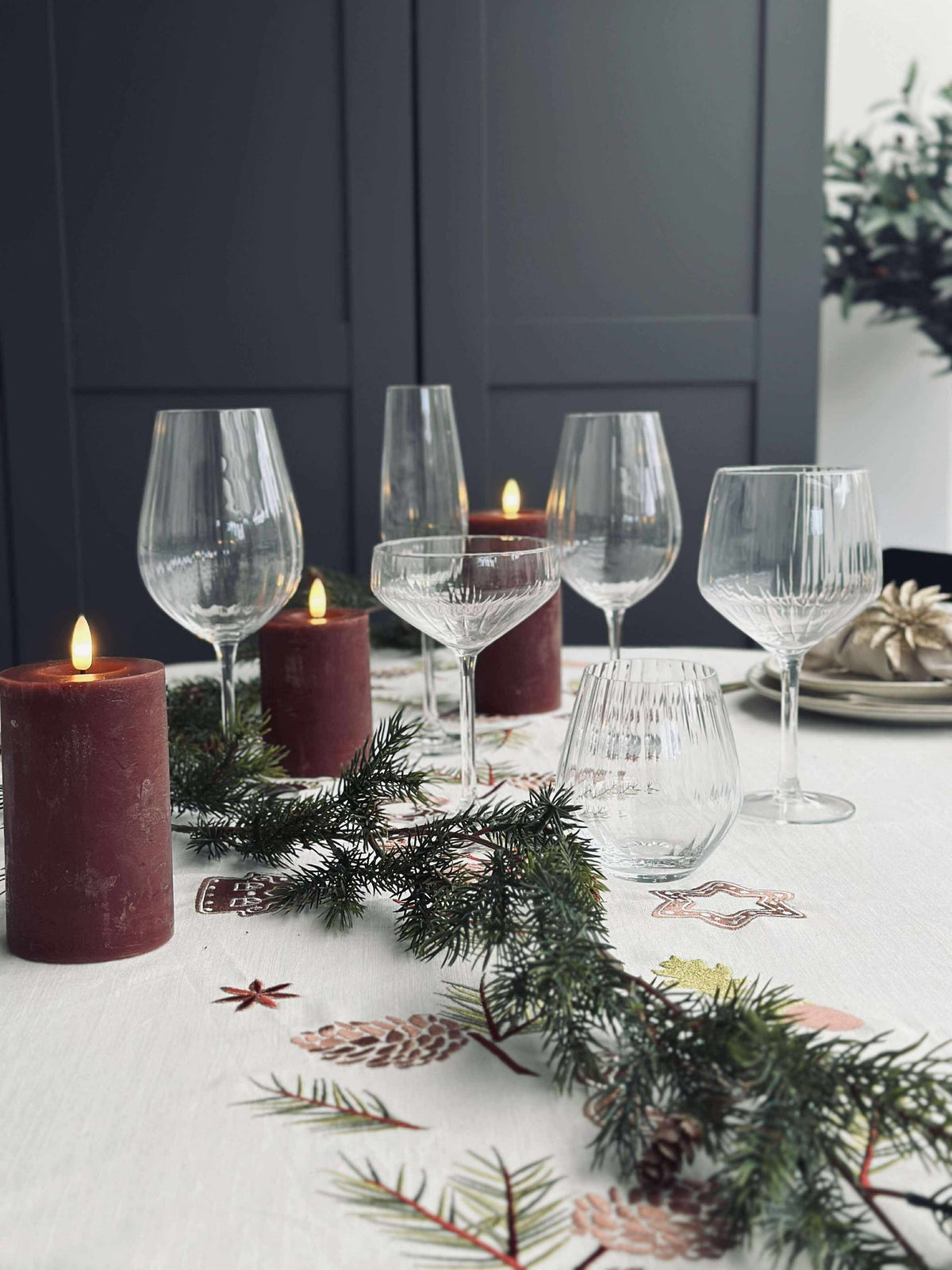 Wijnglazen rode wijn CRYSTAL - Set van 4 stuks