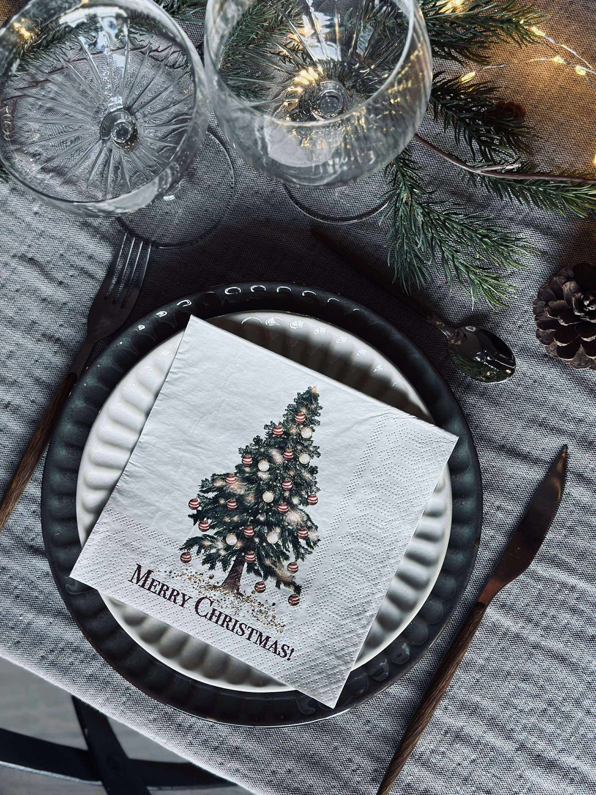 Servetten Kerstboom - 20 stuks