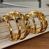 Oorbellen Cornelia 20 mm - Verguld