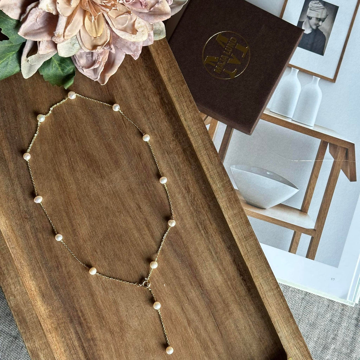 Ketting Gry - met zoetwaterparels