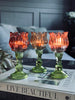Lichtestandaard flower Donkerroze