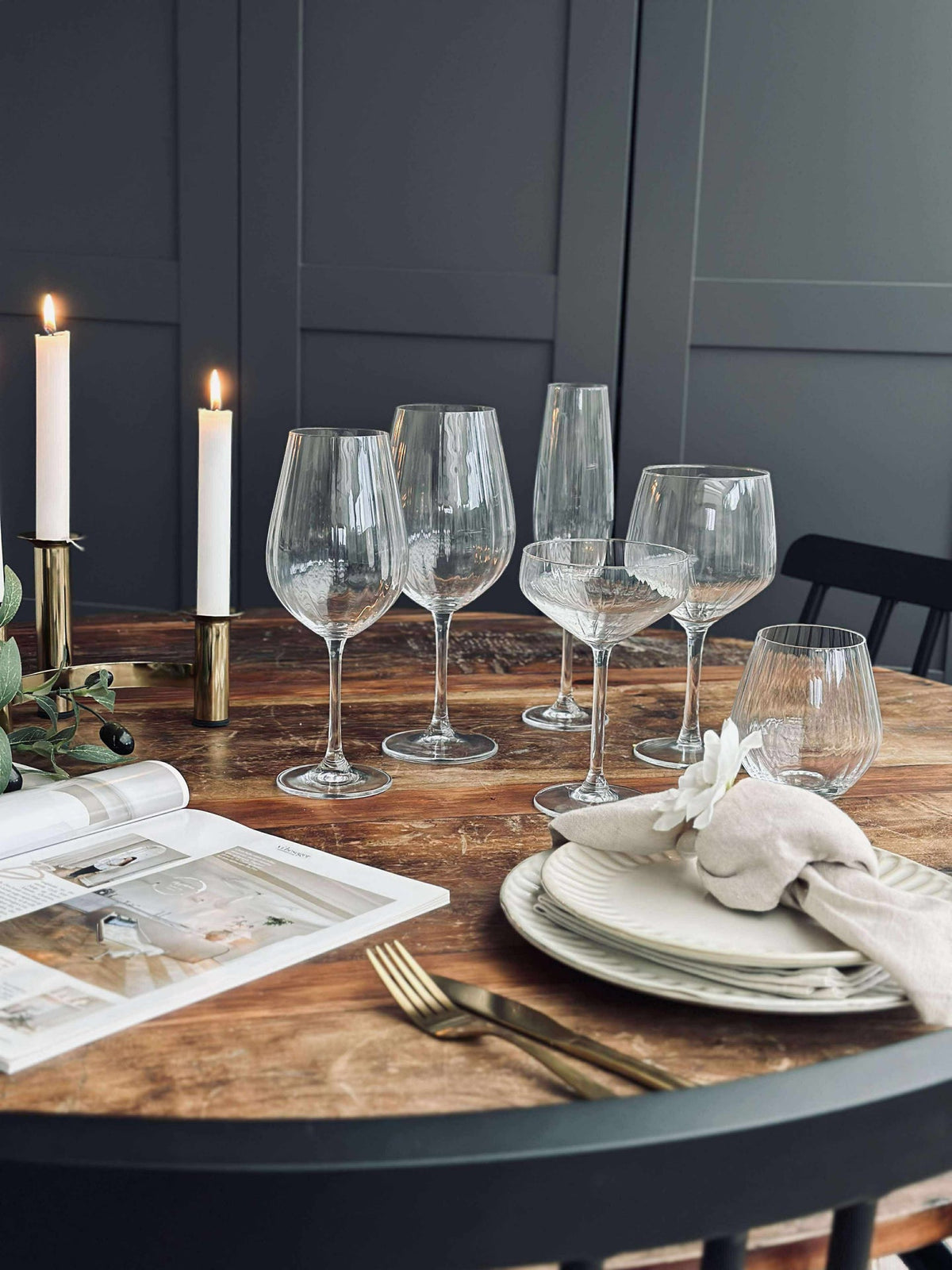 Waterglas CRYSTAL - Set van 4 stuks