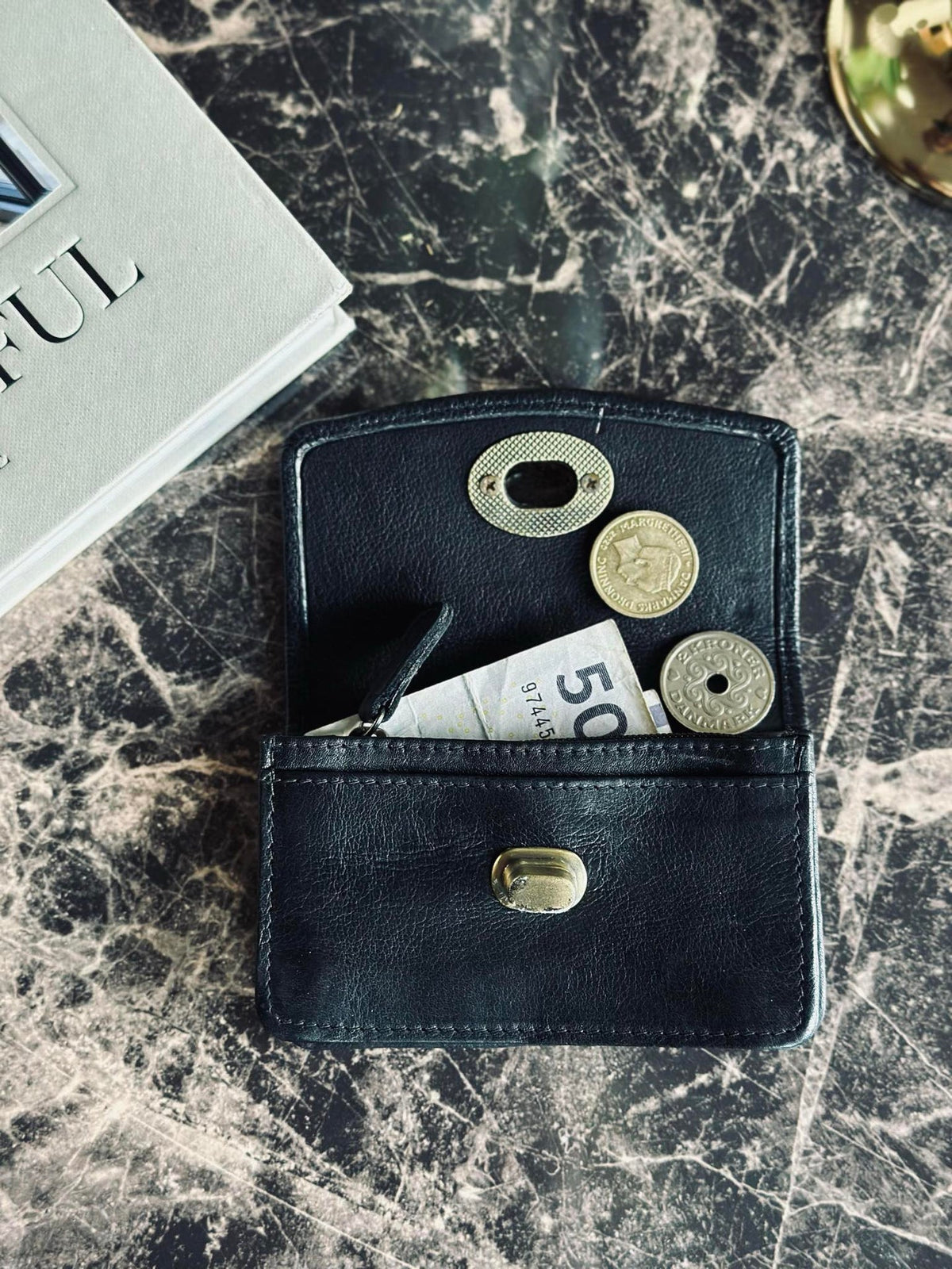 Portemonnee Moa Small Black