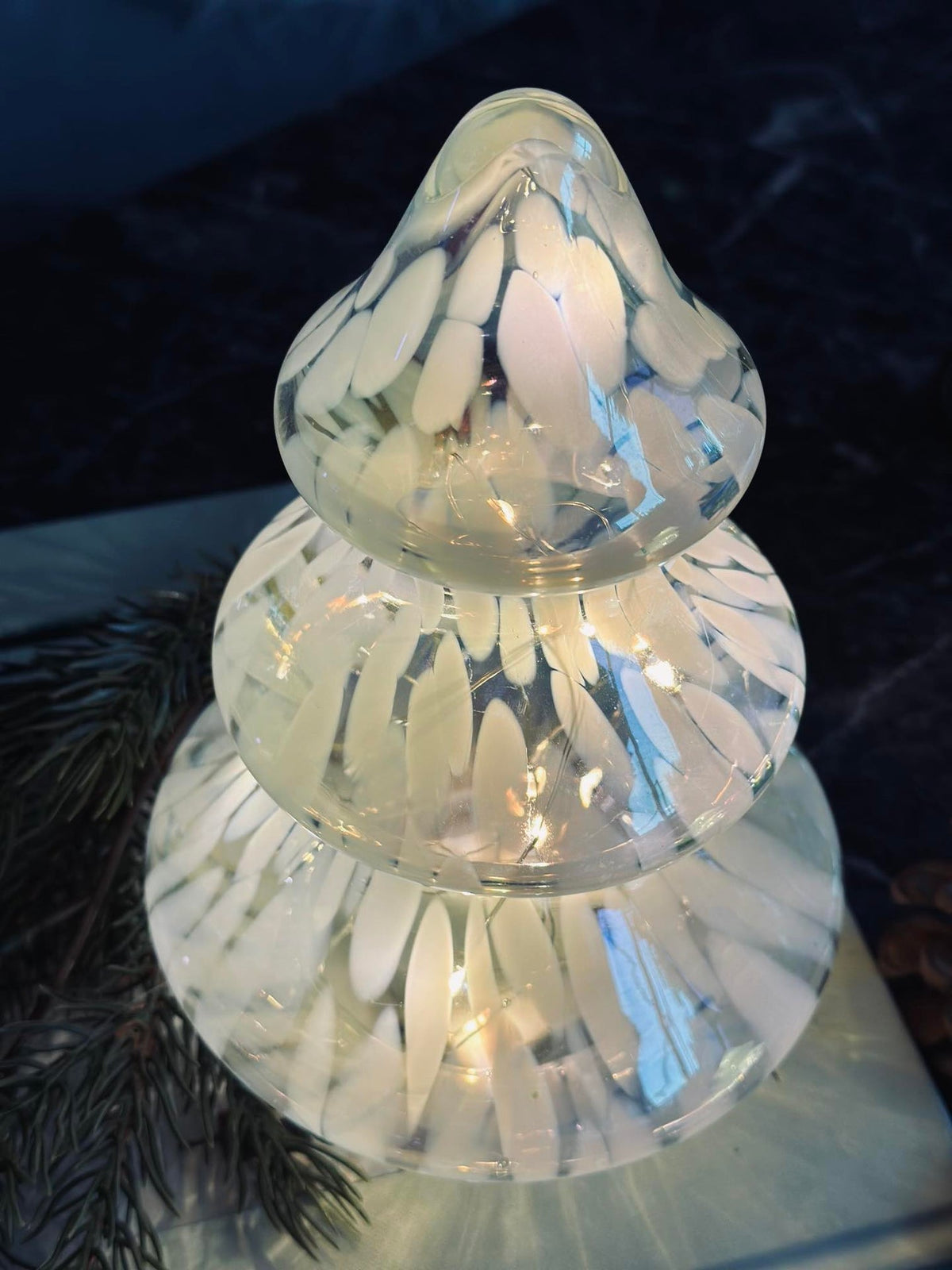 Kerstboompje met led-verlichting