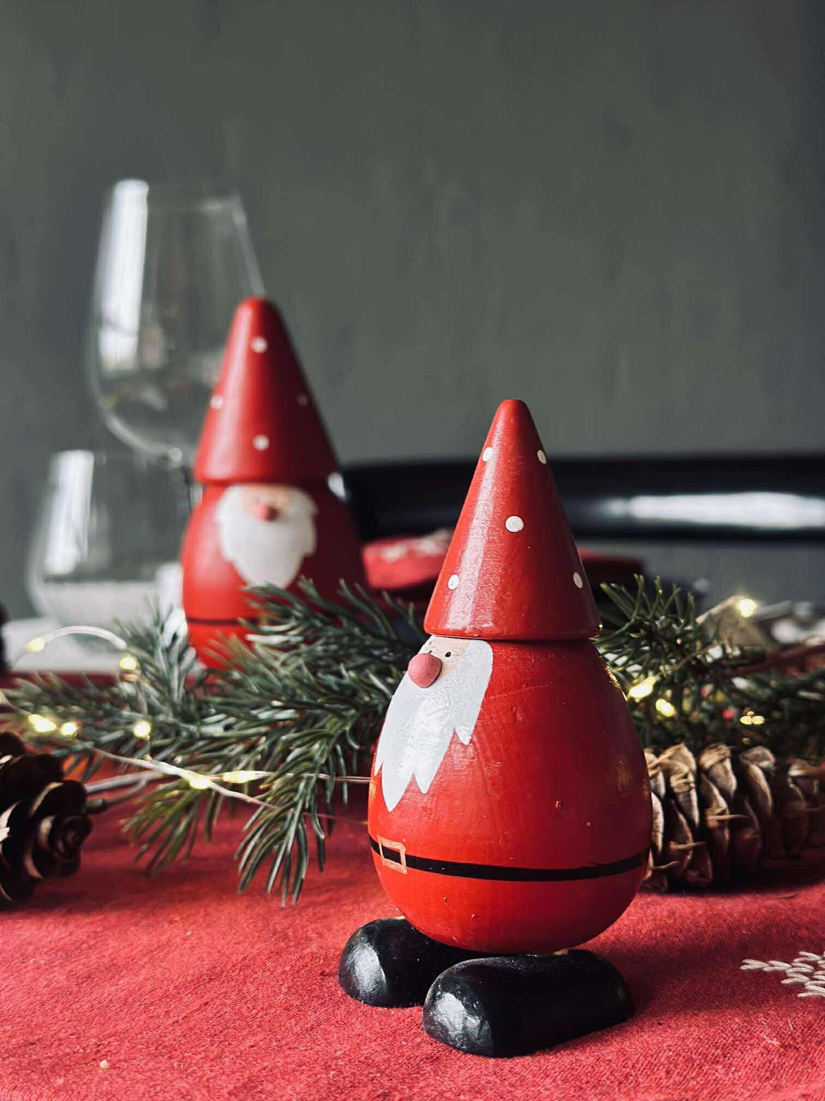 Kerstman - wood