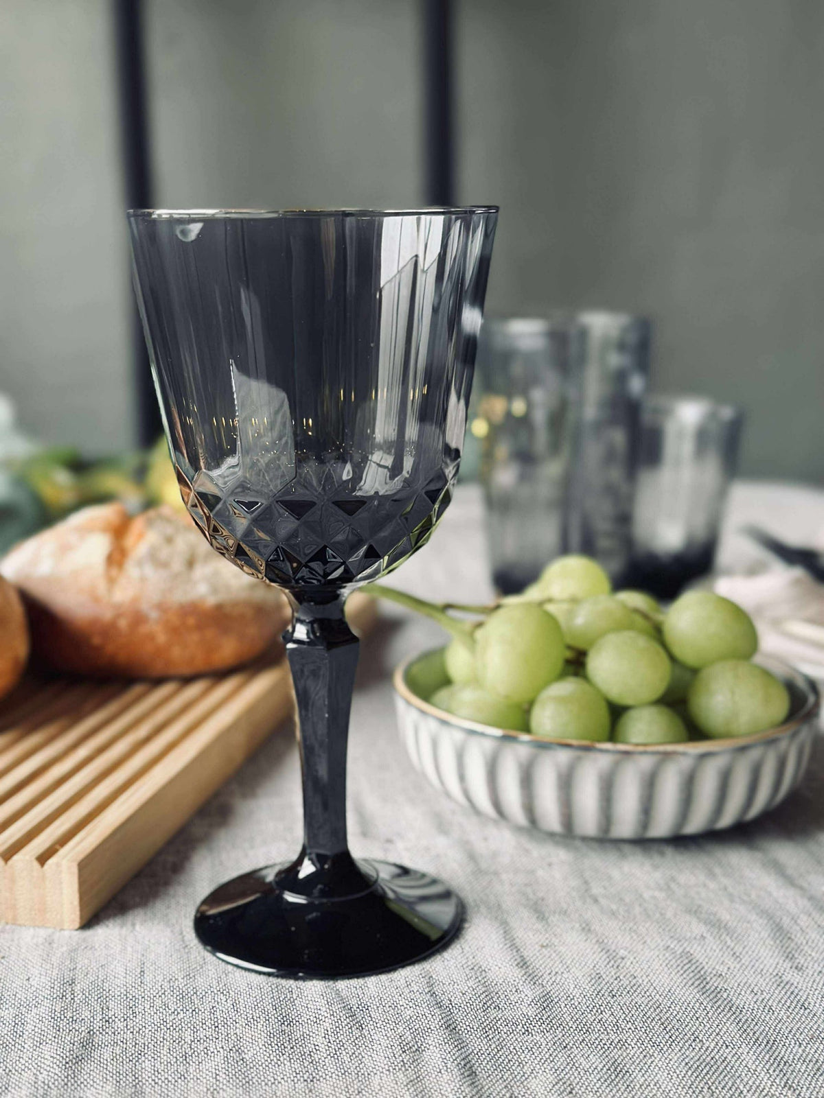 Wijnglas Sanna grey