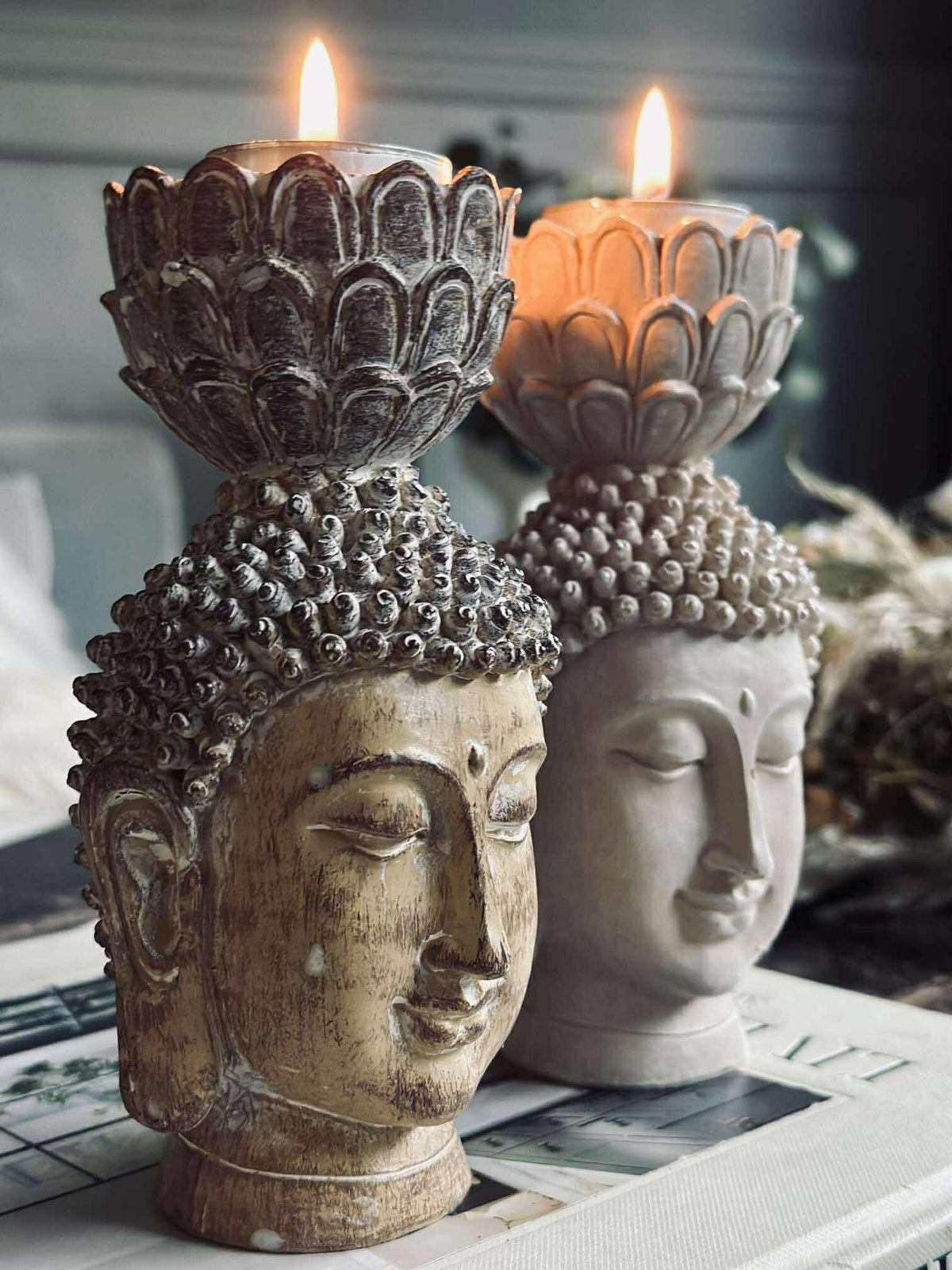 Theelichthouder Buddha small - MIX