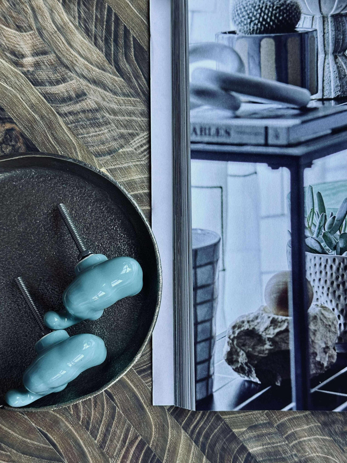 Greep olifant blauw - 2 st.