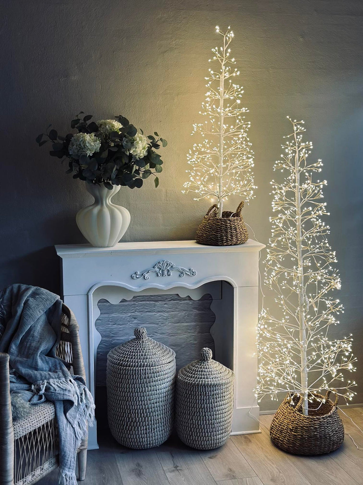 Kerstboom met 1600 ledlampjes - Wit