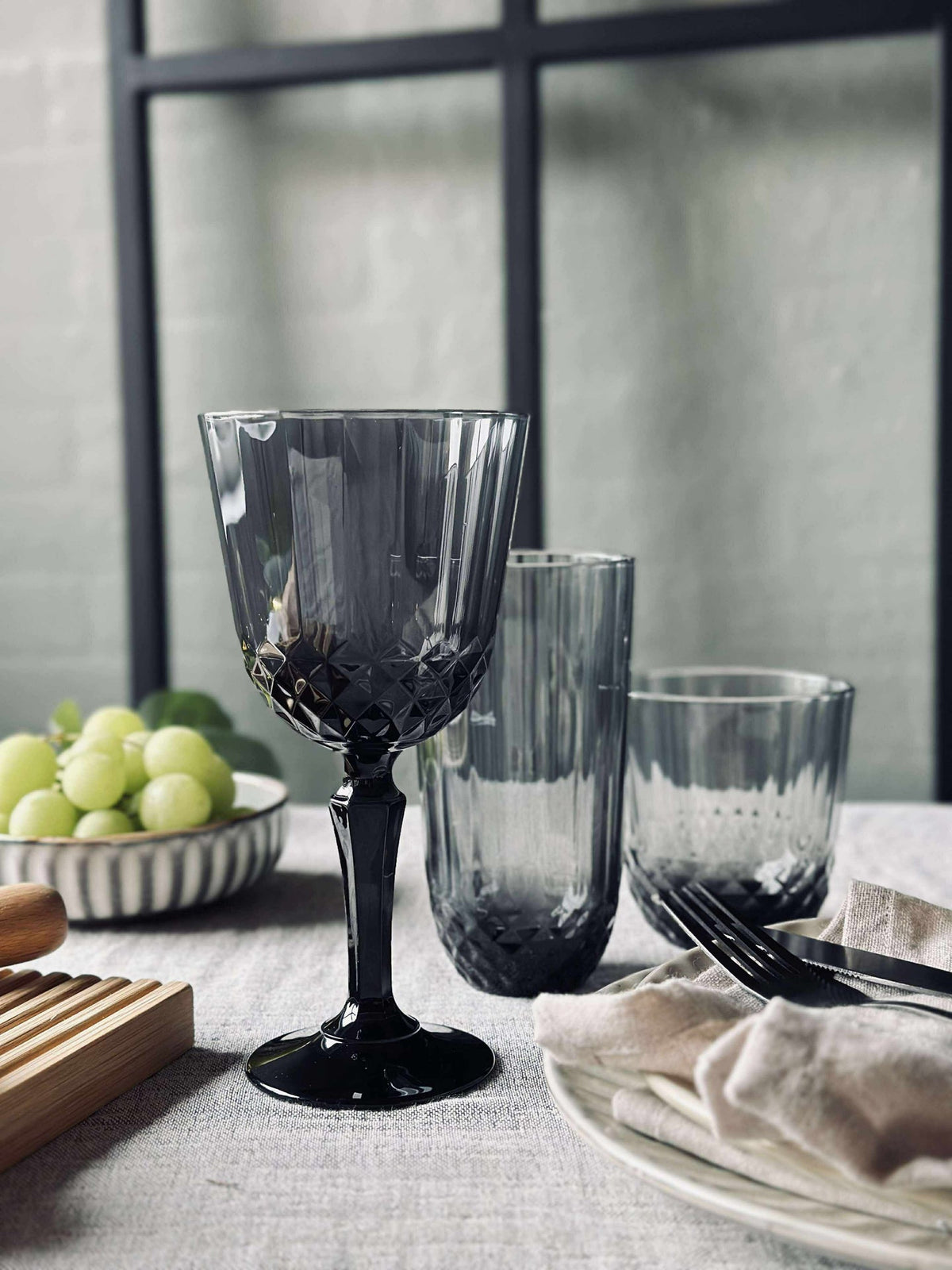 Waterglas Sanna grey