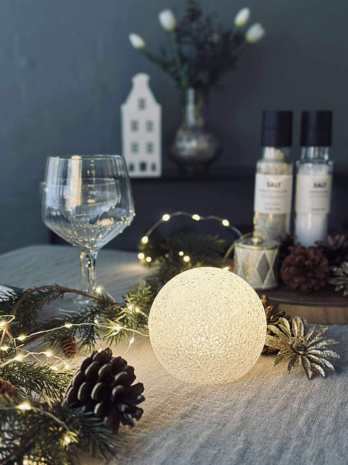 Bol met led licht