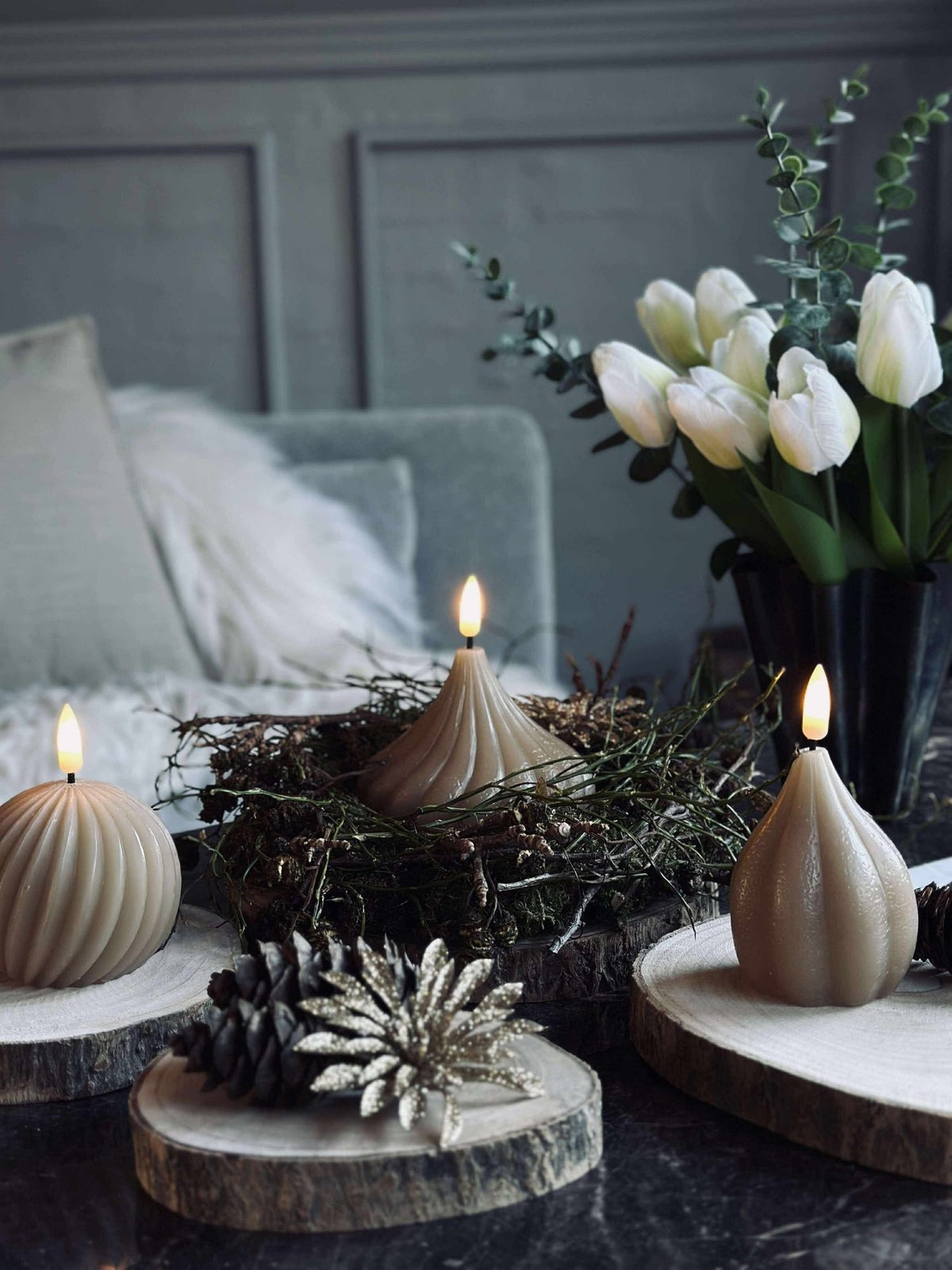 Deco wood - Set met 4 stuks
