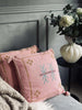 Kussen met vulling - Soft pink boho - Set van 2 st.