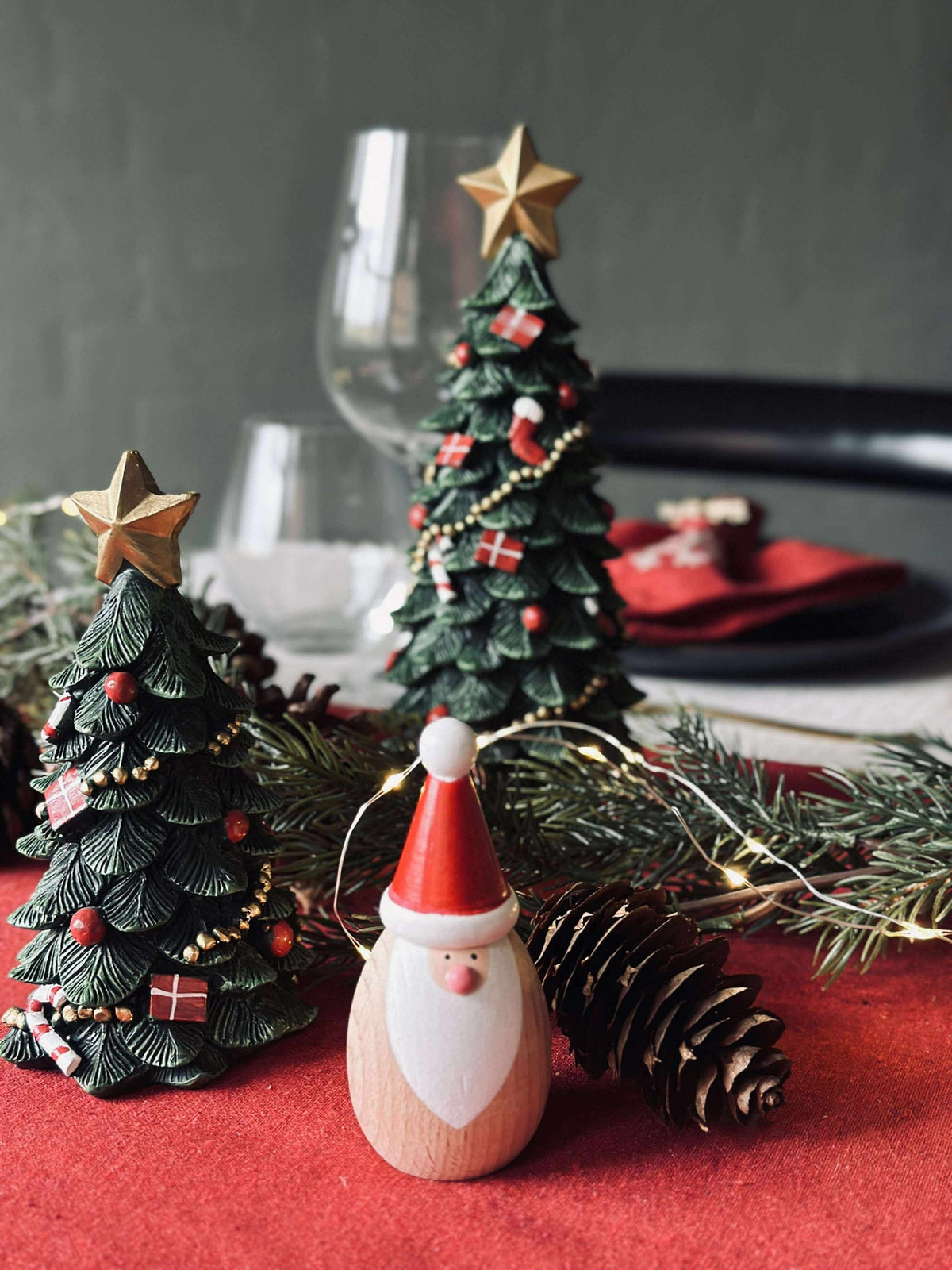 Kerstman - wood