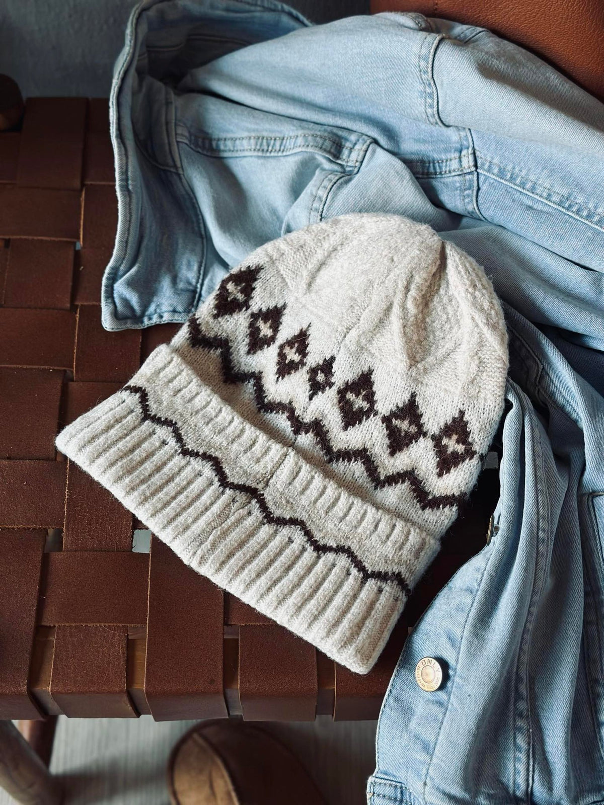 Muts - Creme / brown