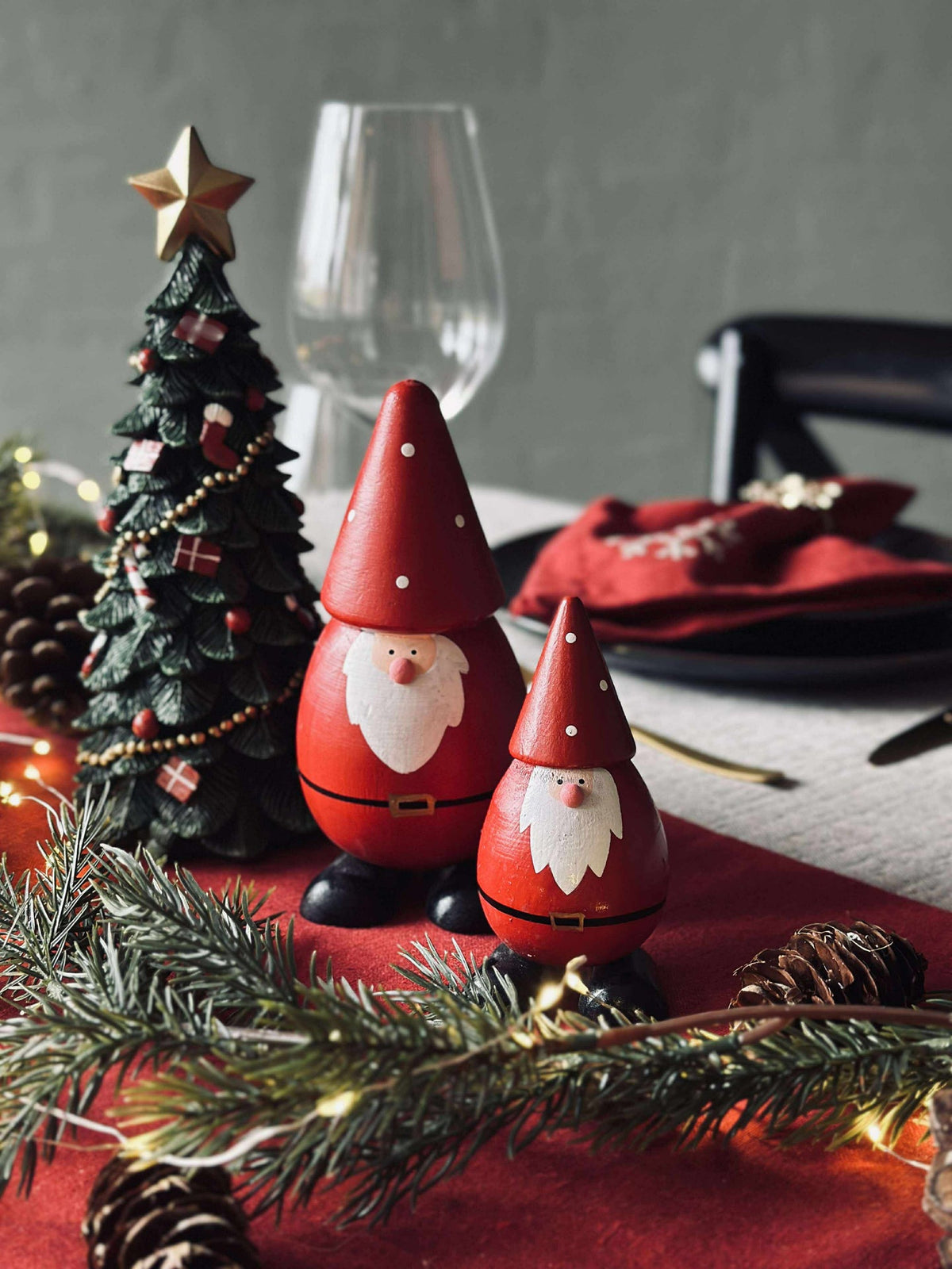 Kerstman - wood