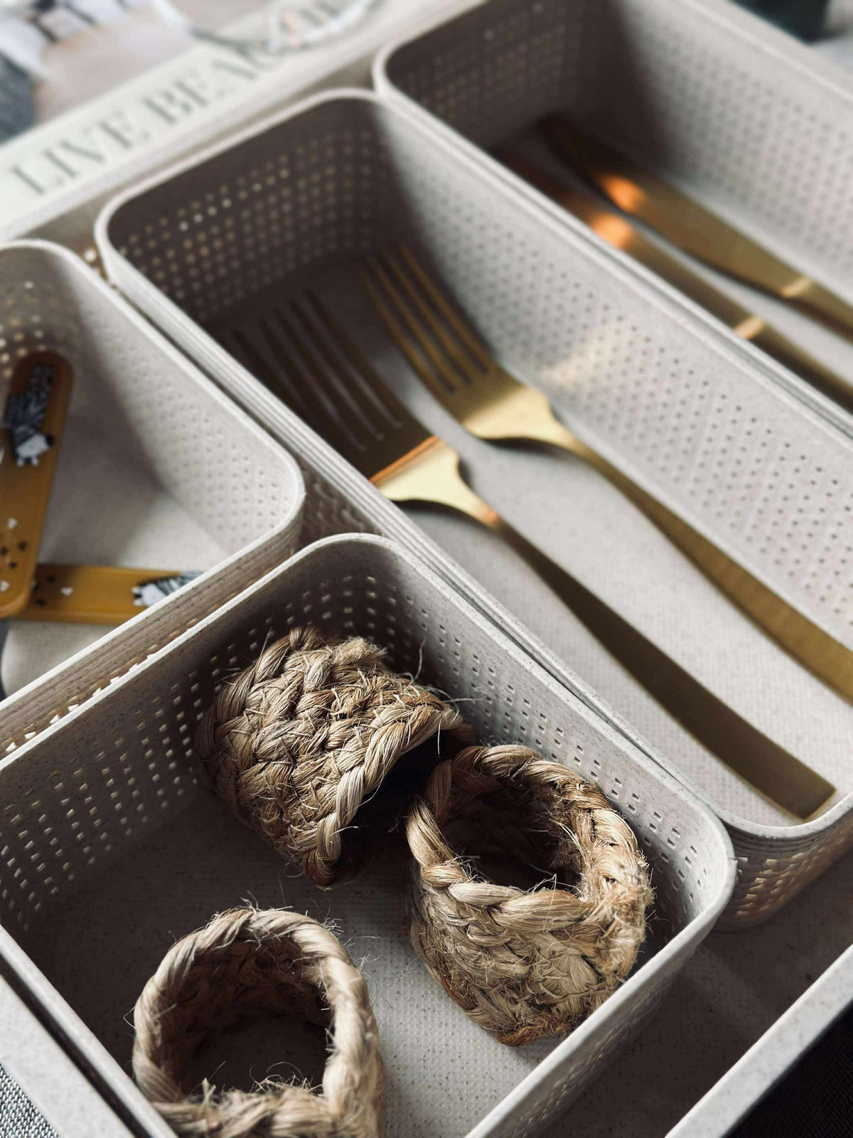 Makeup organiser Freja - Set van 5 delen