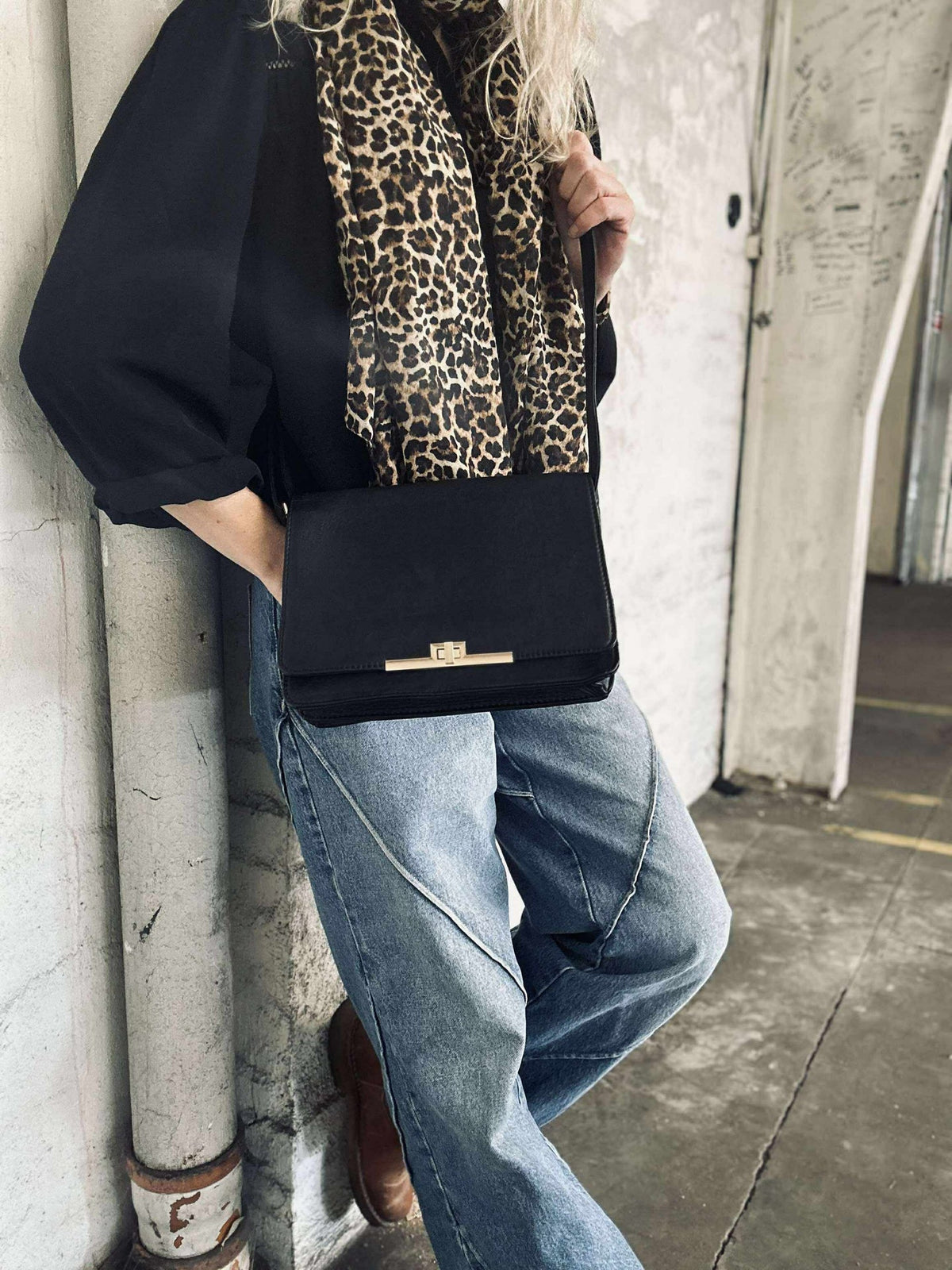 Elegante crossbody - Kalfsleer