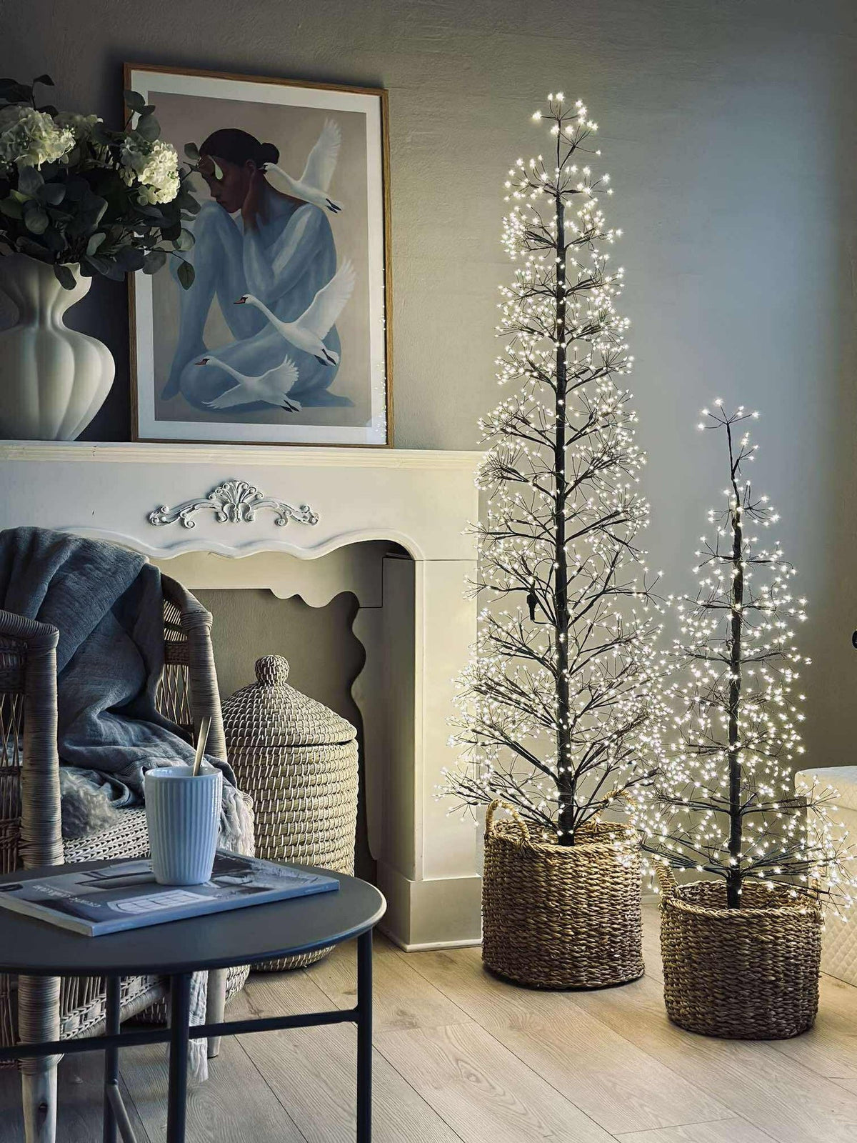 Kerstboom met 1600 ledlampjes - Black