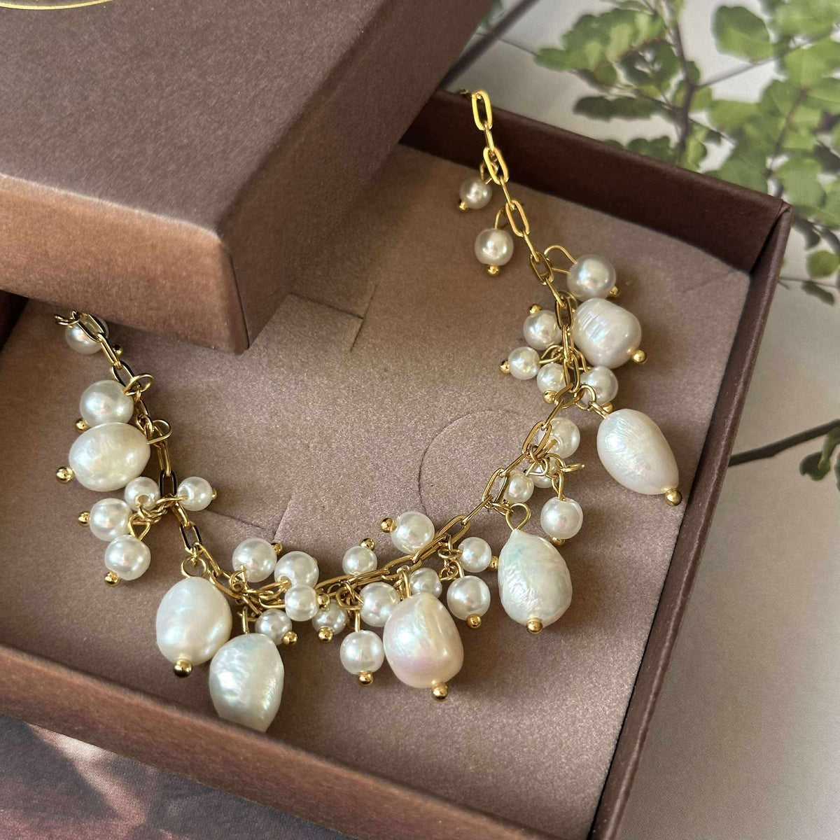 Ketting Cille - met parelmix
