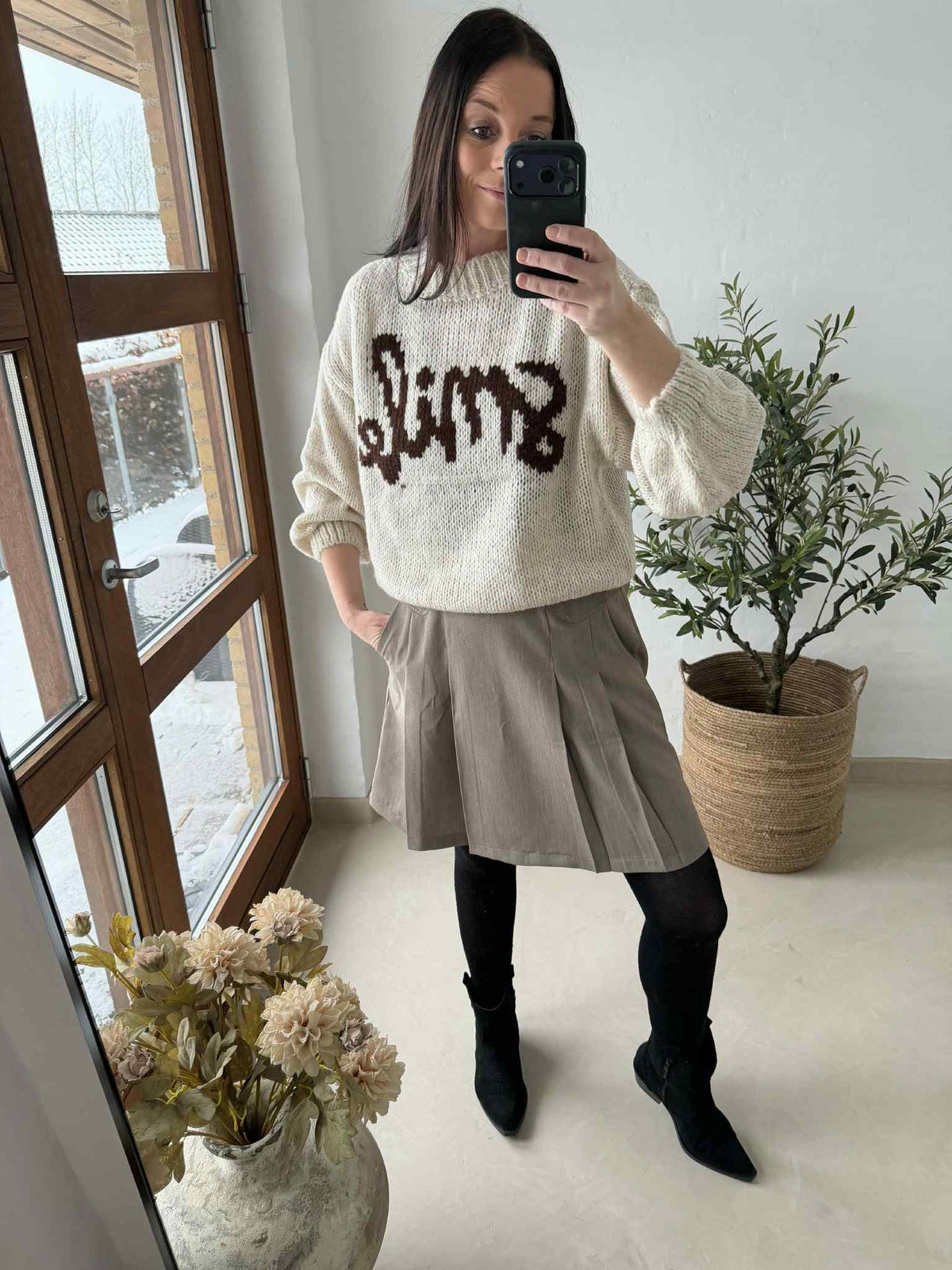 Trui Smile - Beige