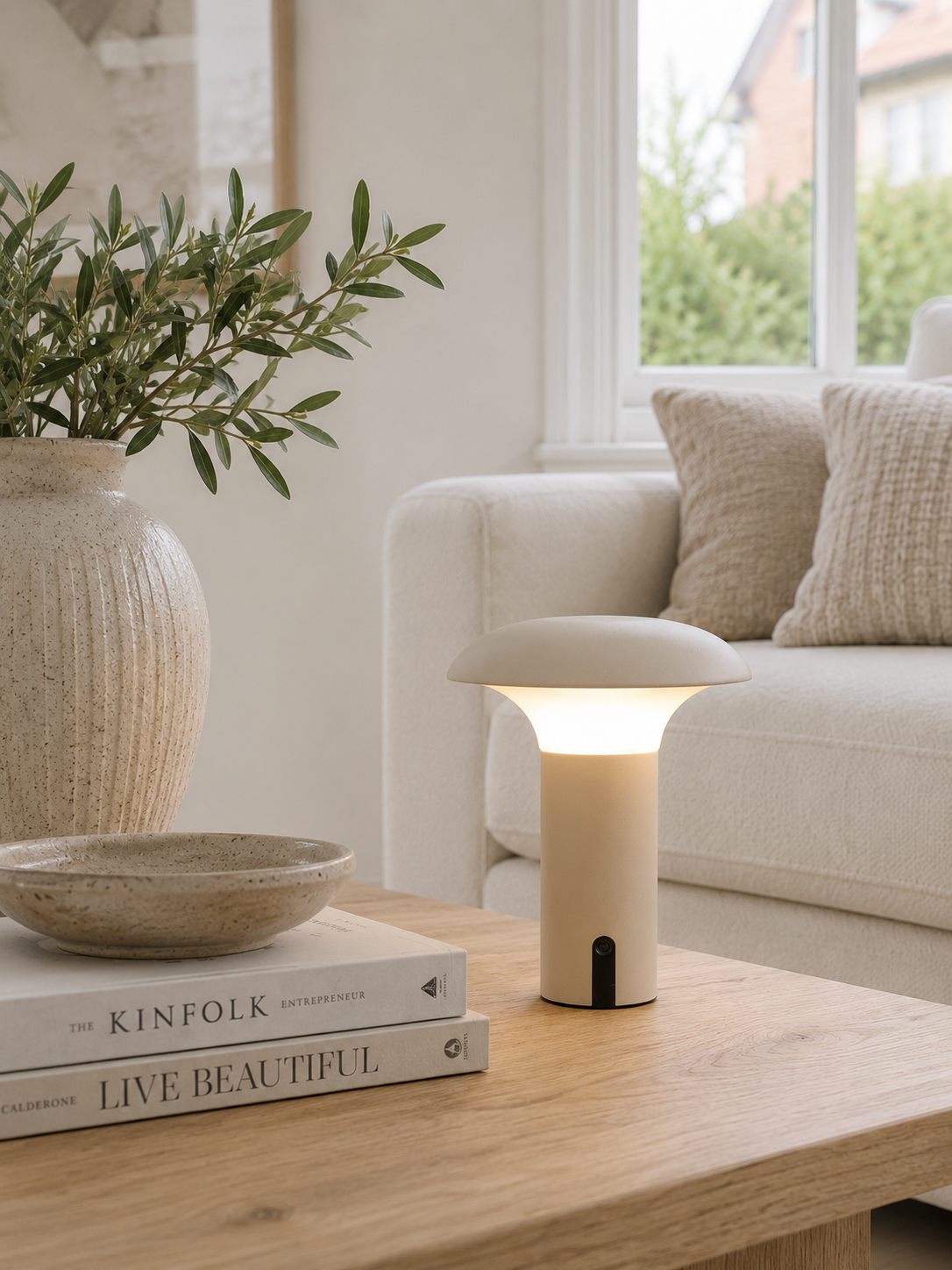 Oplaadbare lamp voor binnen en buiten