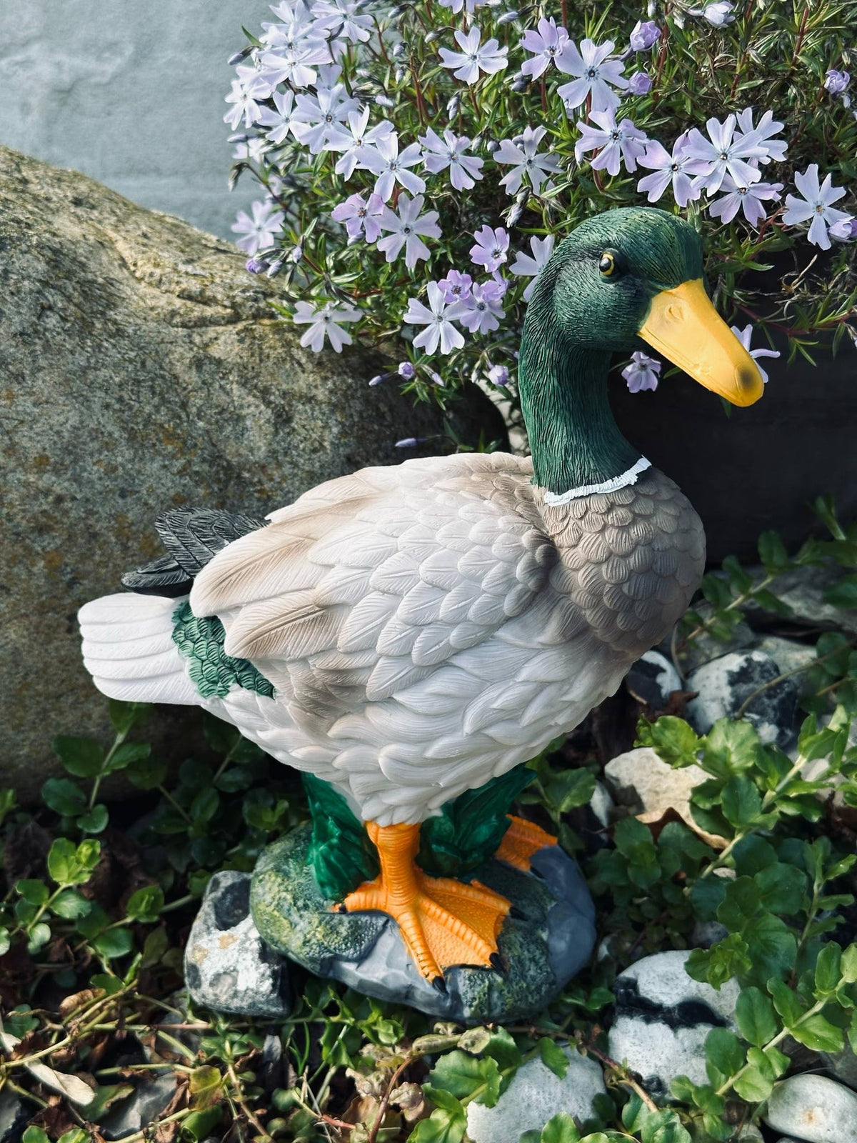 Tuinfiguur Eend - Groen
