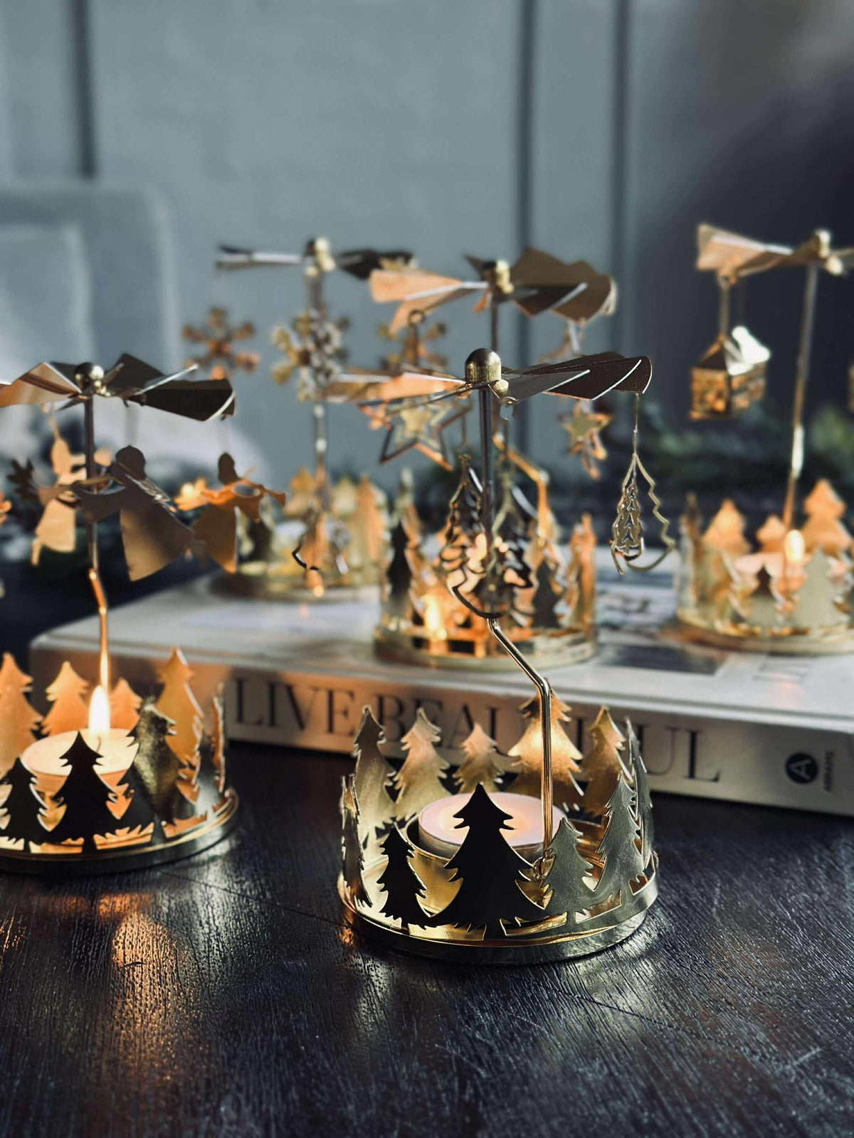Kandelaartje goud MIX