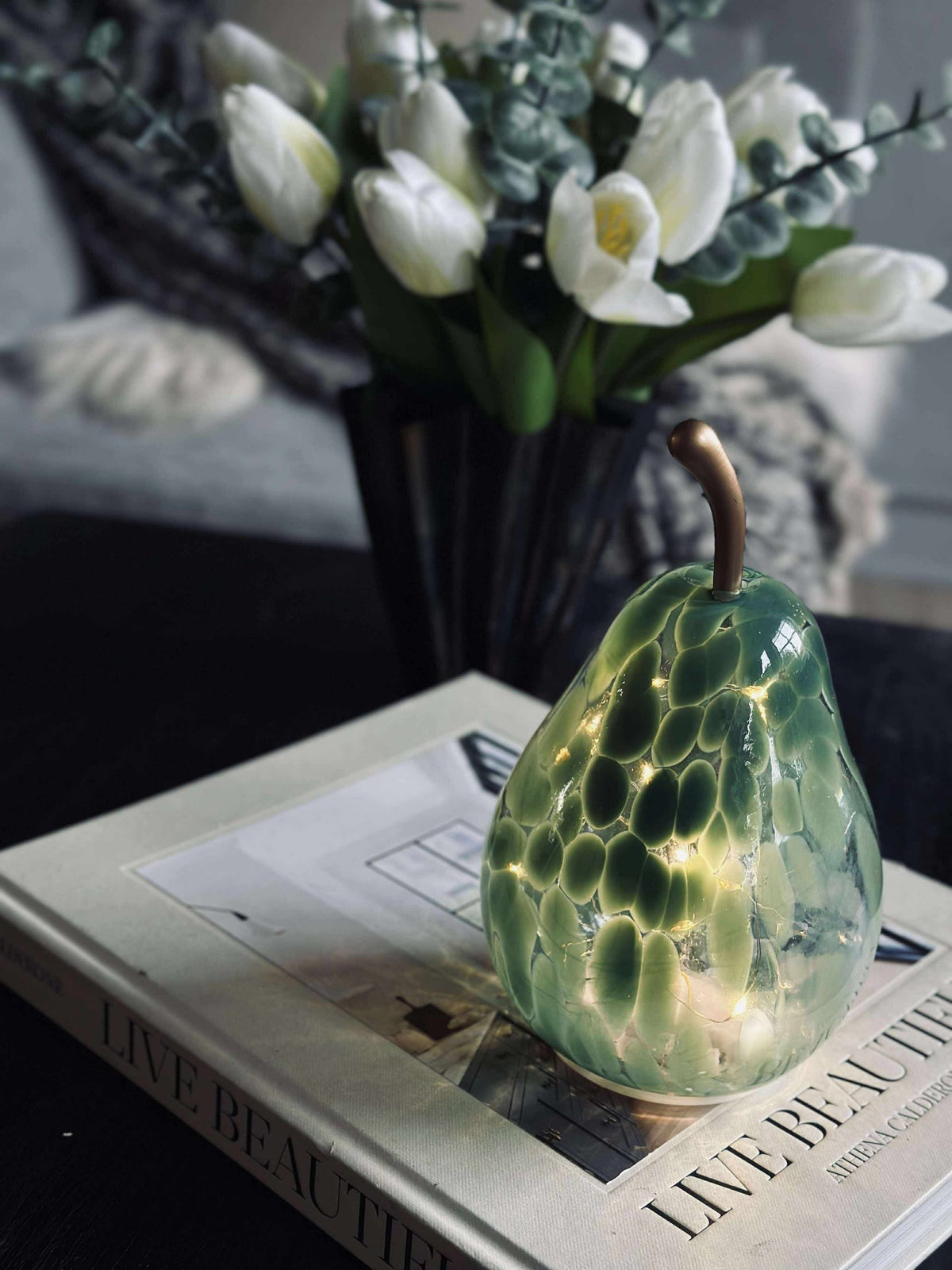 Peer met licht - groen