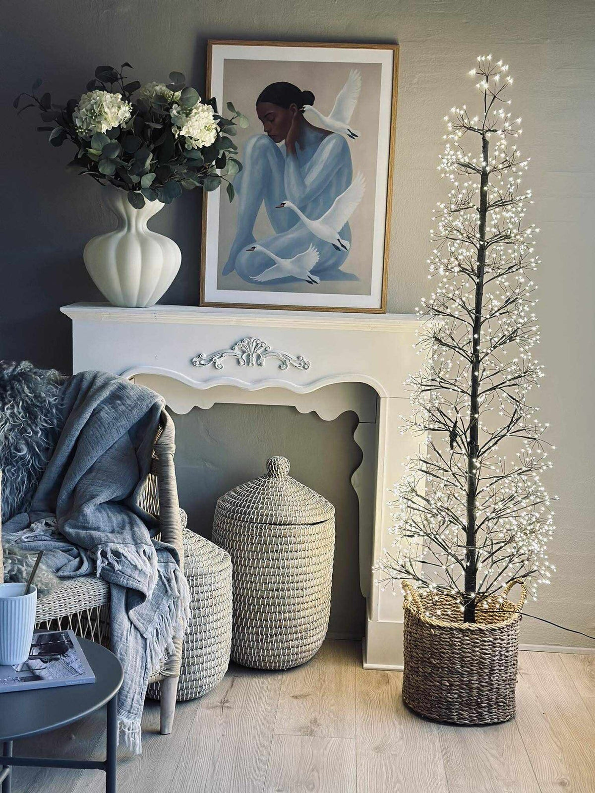 Kerstboom met 1600 ledlampjes - Black