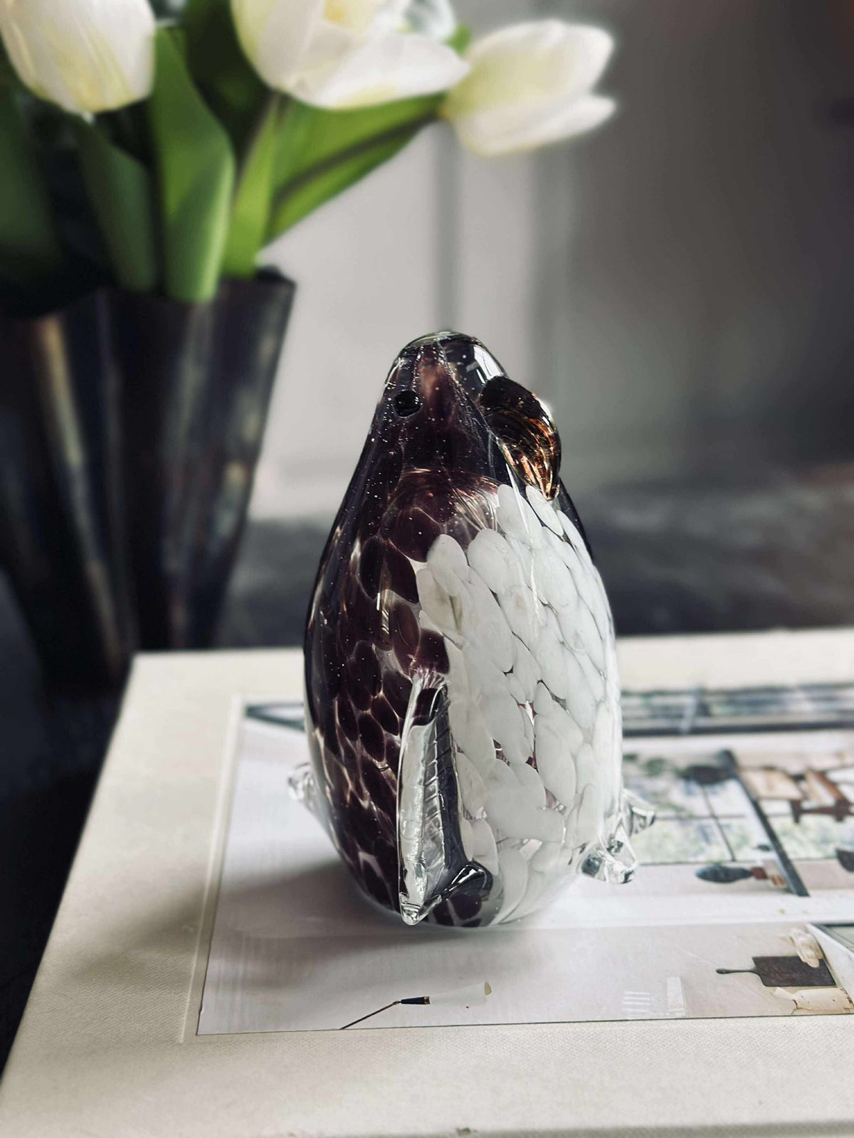 Pinguïn met led licht