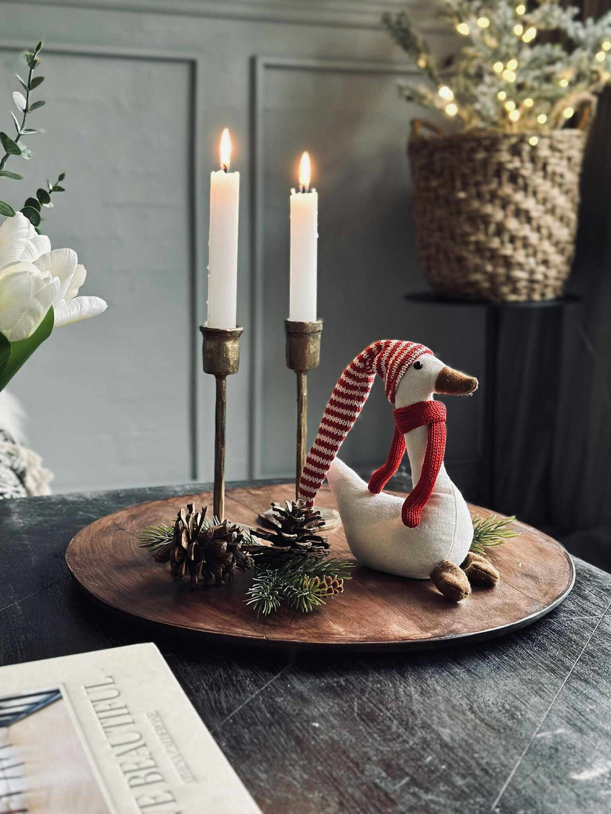 Dienblad voor decoratie - wood