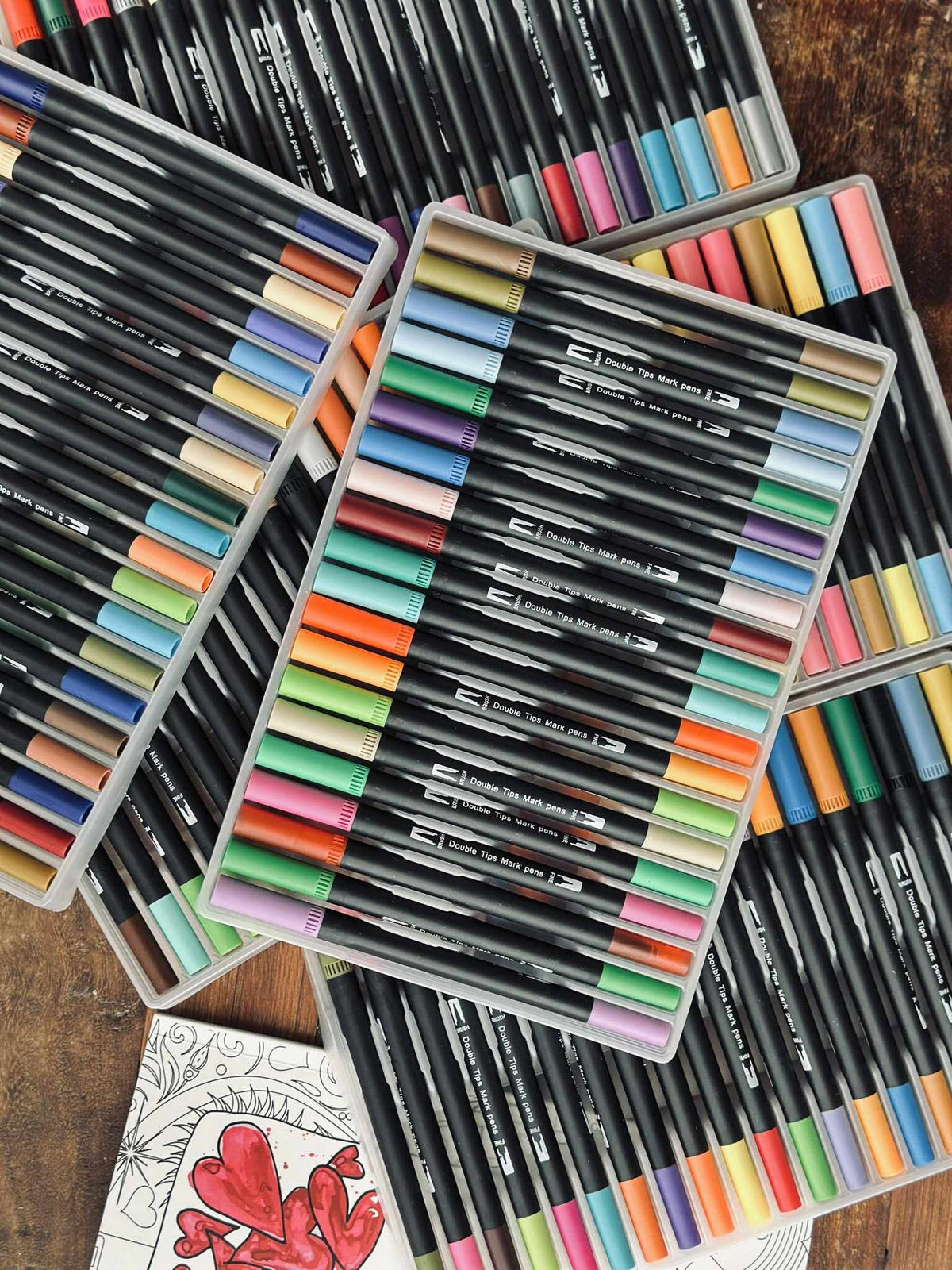 120 Dubbelzijdige Watergedragen Brushpens