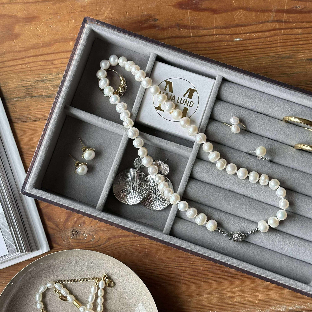 Ketting NURI - Echte zoetwaterparels