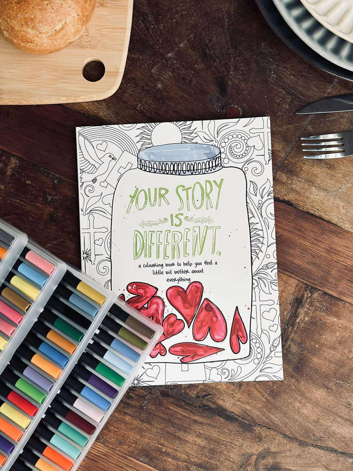 Tekenkleurboek voor volwassenen - Your Story Is Different
