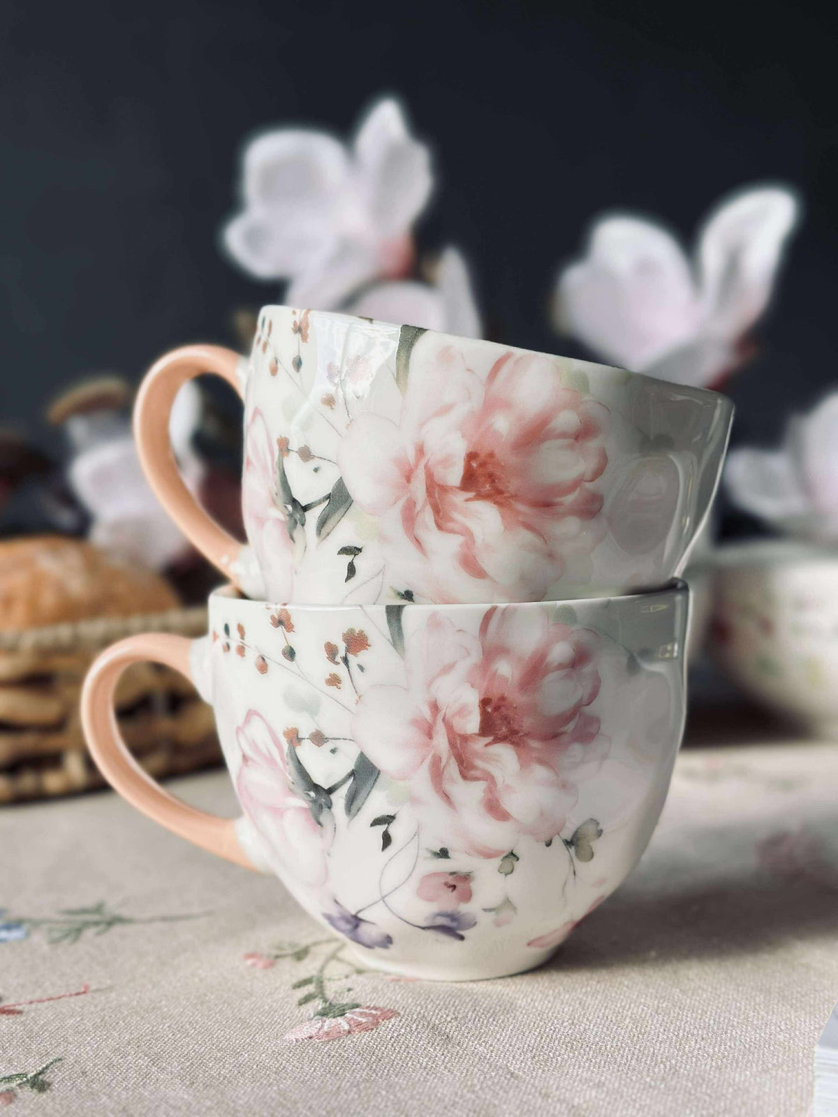 Beker Flora Rosa