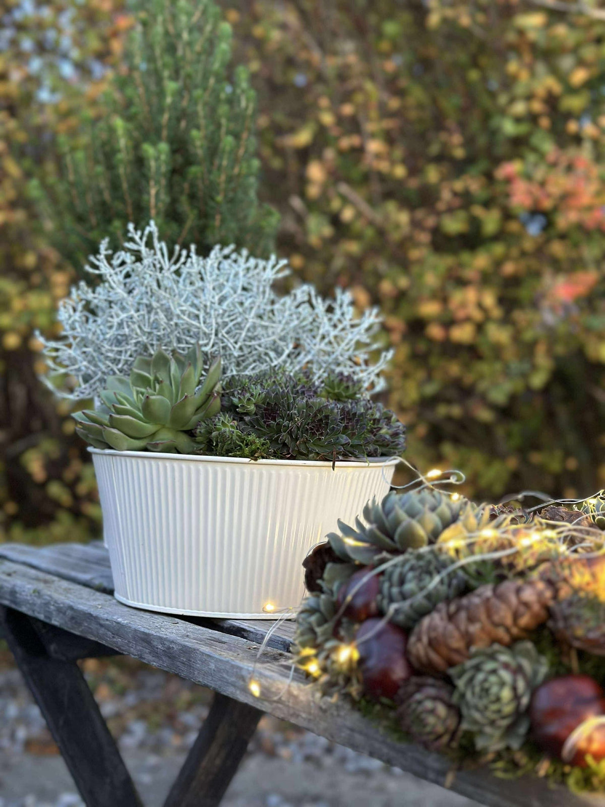 Ronde plantenpot met ribbels